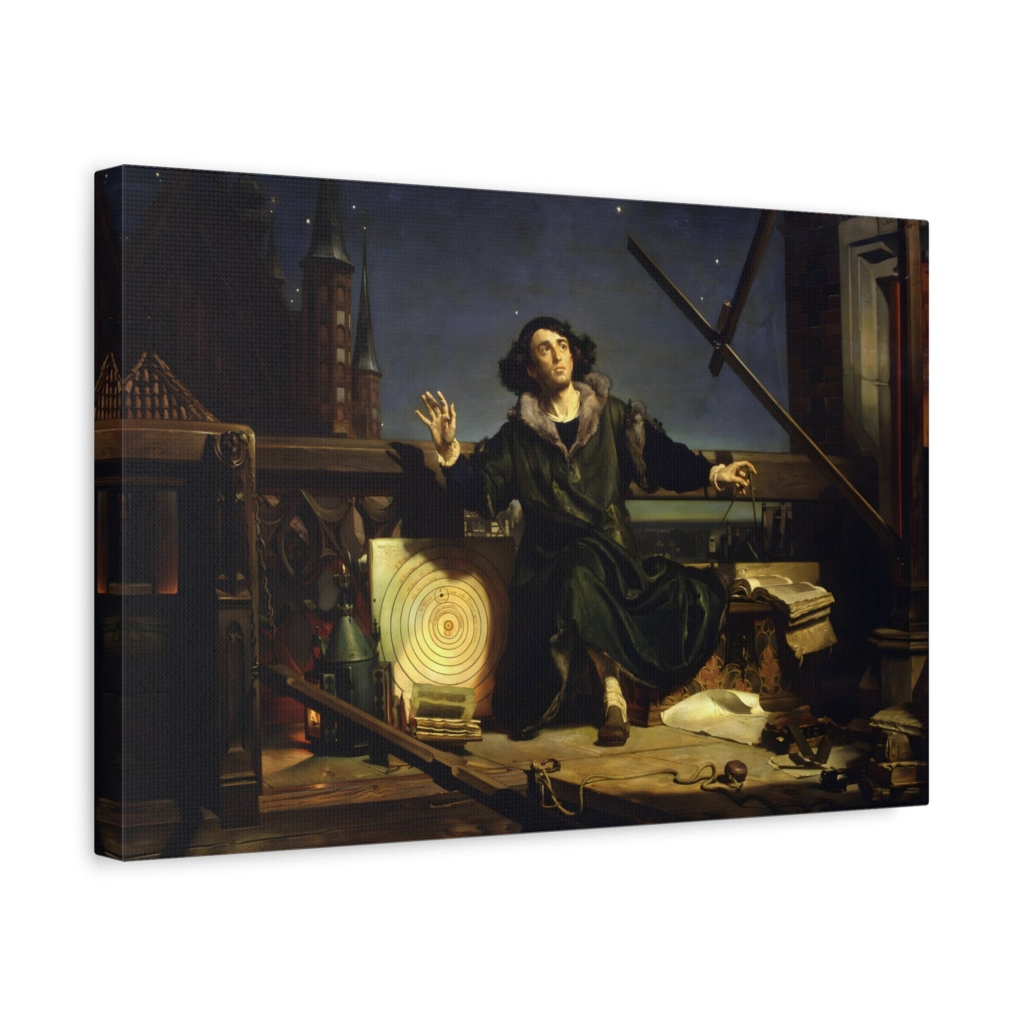 Jan Matejko Astronomer Copernicus - Canvas Print Wall Art Reproduction