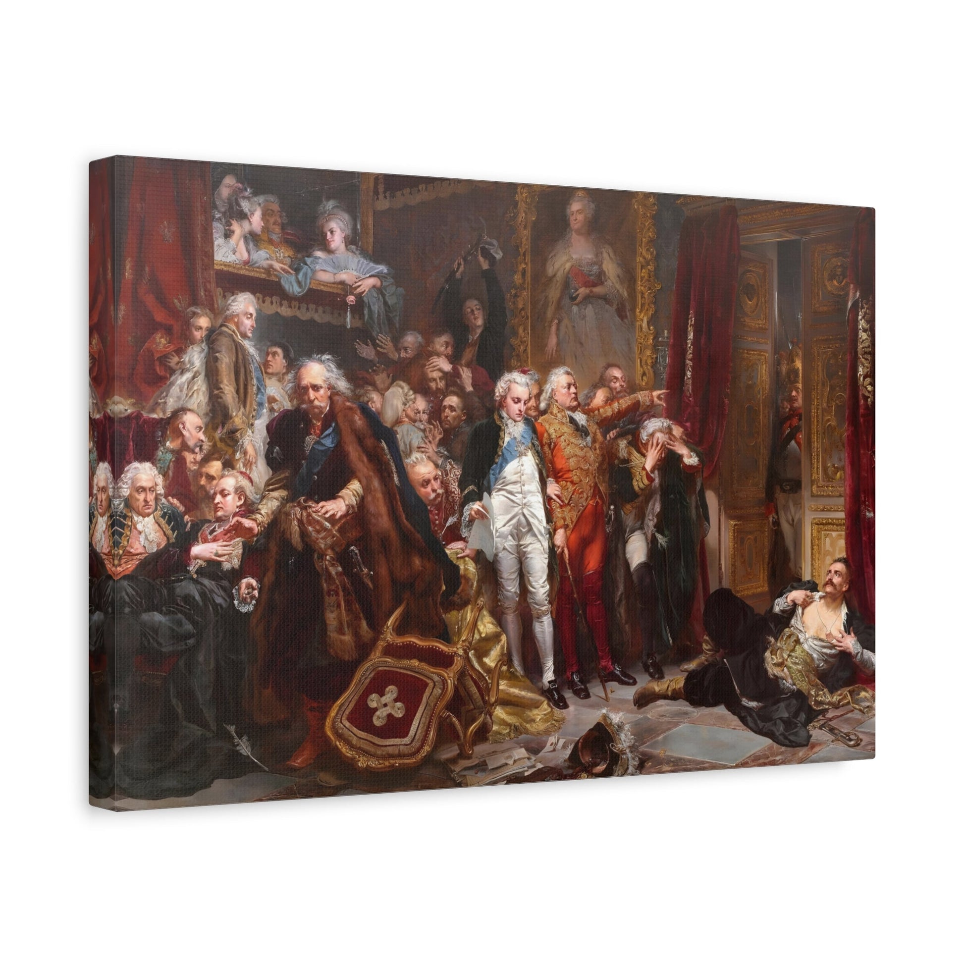 Jan Matejko Rejtan - Canvas Wall Art Reproduction