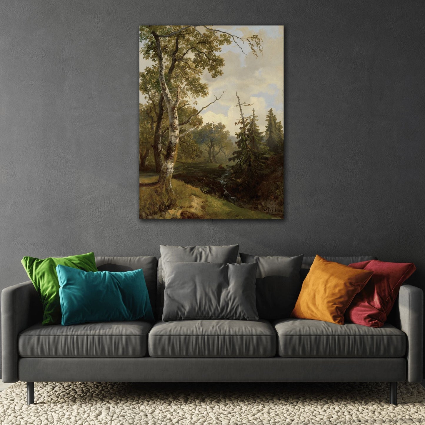 Johannes Bilders Wolfheze Forest - Canvas Art Rproduction