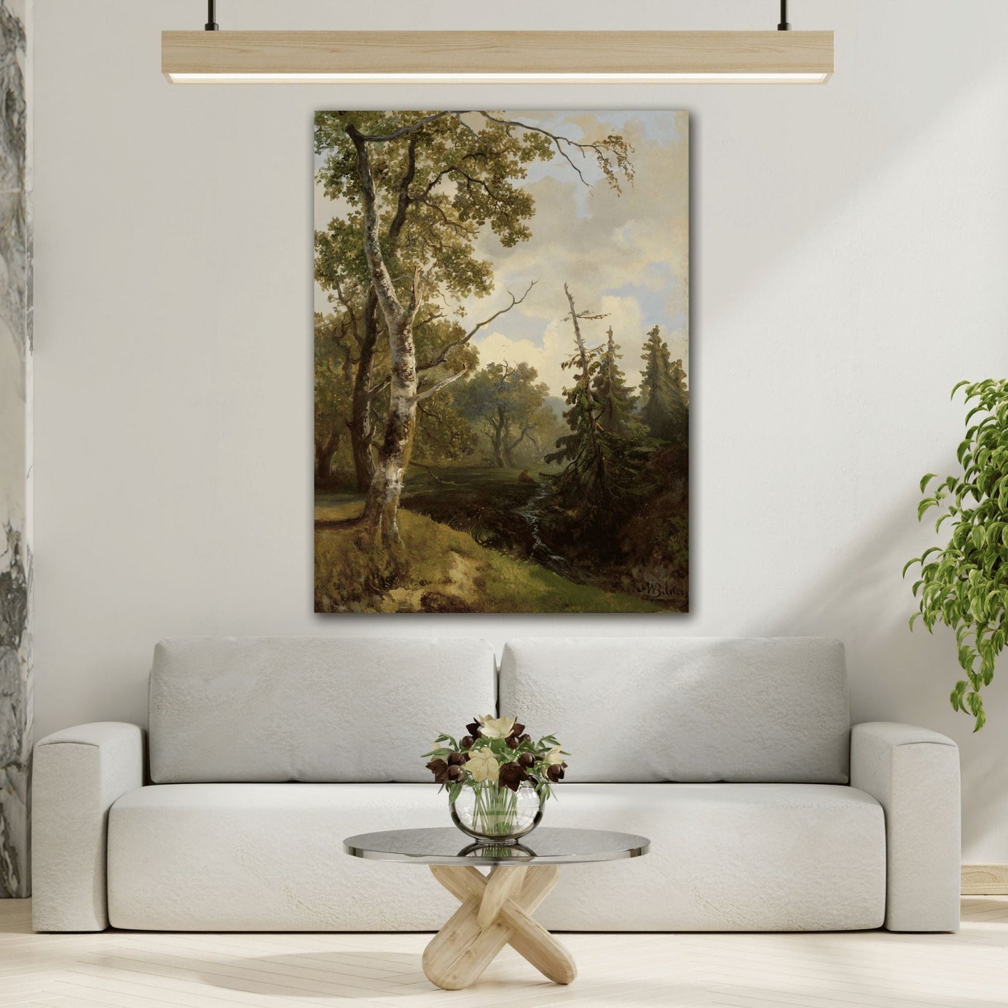 Johannes Bilders Wolfheze Forest - Canvas Art Rproduction