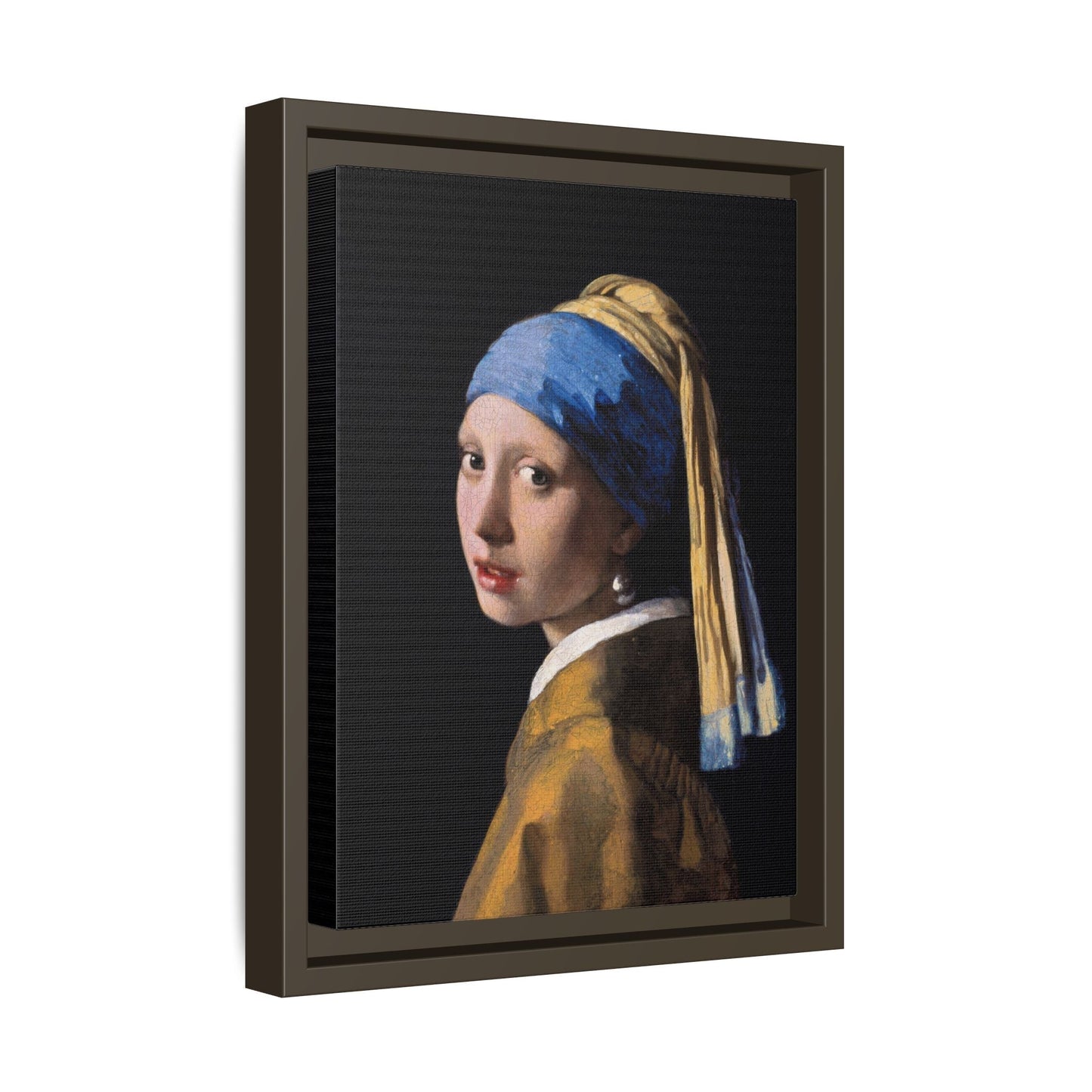 Johannes Vermeer Girl With Pearl Earring Canvas Print - Vintage Wall Art Masterpiece Portrait