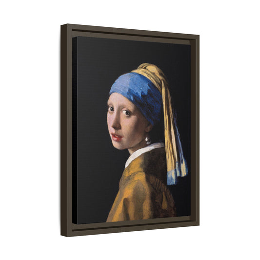 Johannes Vermeer Girl With Pearl Earring Canvas Print - Vintage Wall Art Masterpiece Portrait