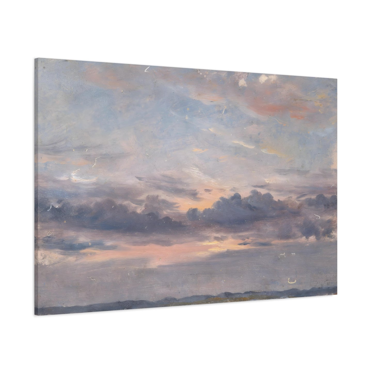 John Constable Romantic Cloud Sunset Landscape - Canvas Art Reproduction