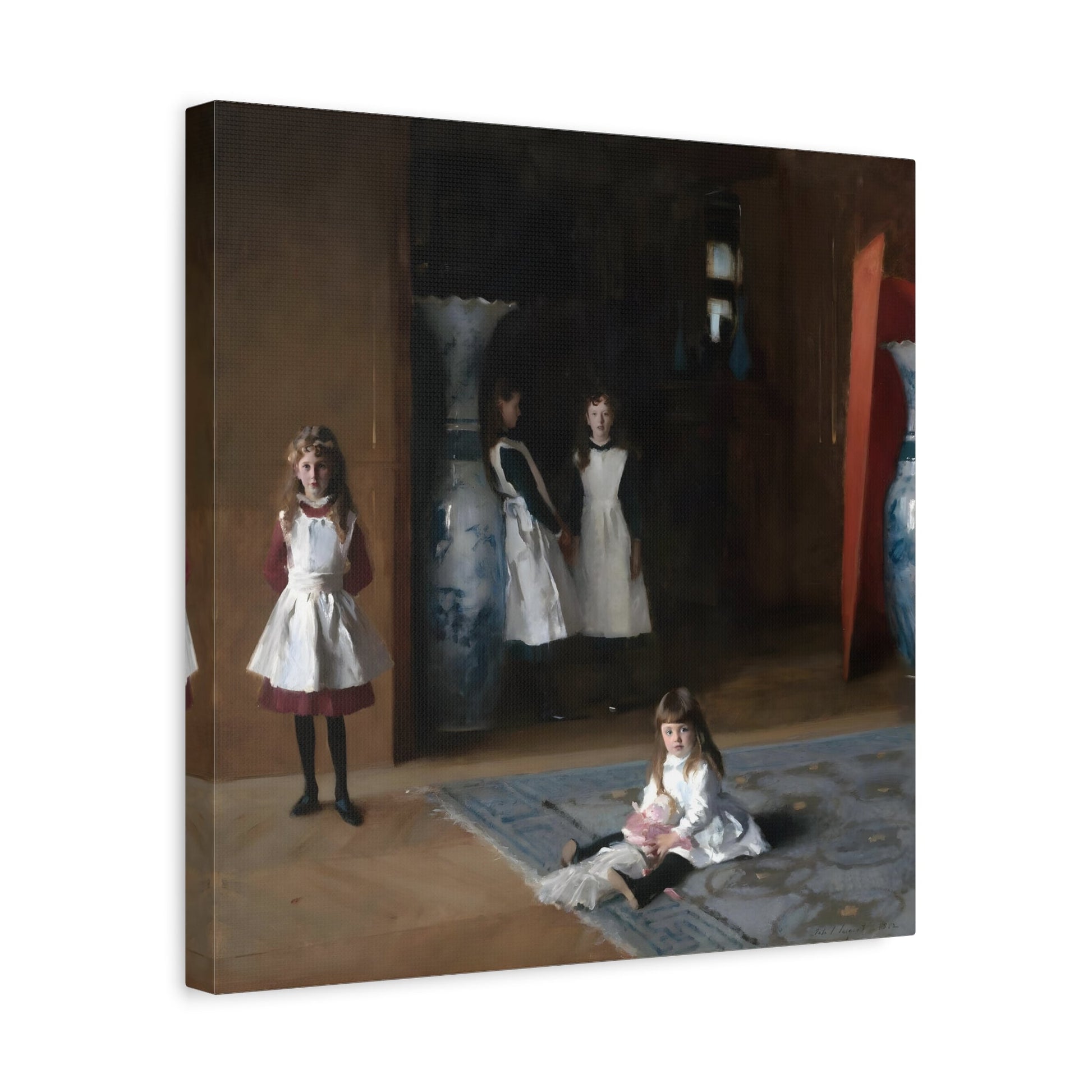 John Singer Sargent Canvas Wall Art Print - Daughters of Edward Darley Boit