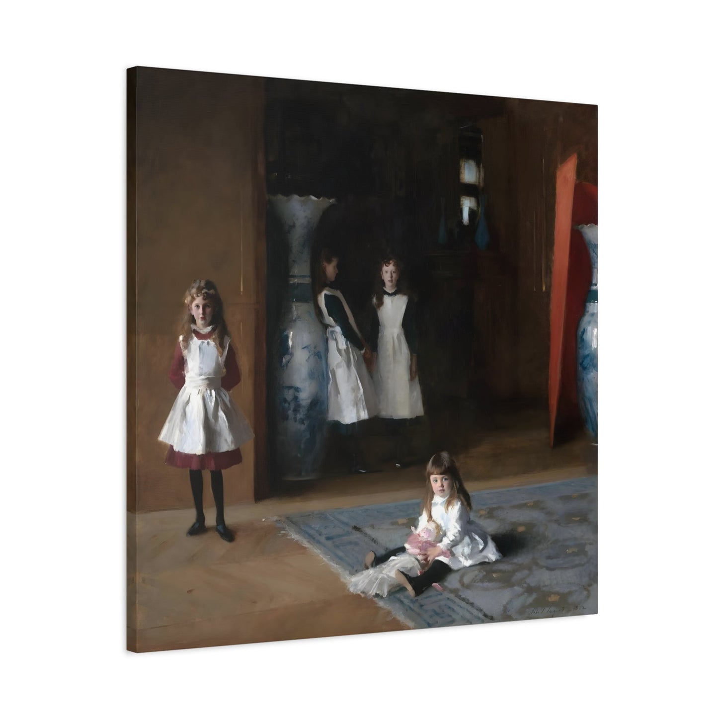 John Singer Sargent Canvas Wall Art Print - Daughters of Edward Darley Boit