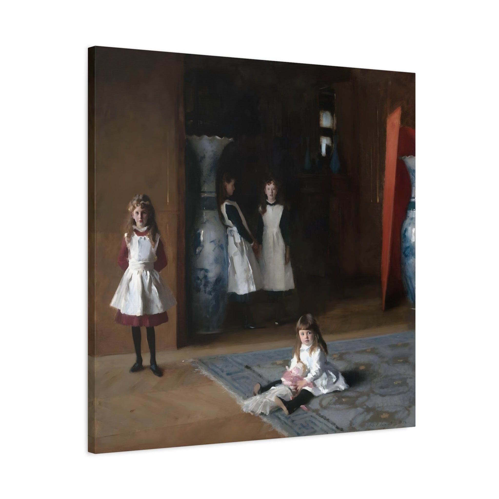 John Singer Sargent Canvas Wall Art Print - Daughters of Edward Darley Boit