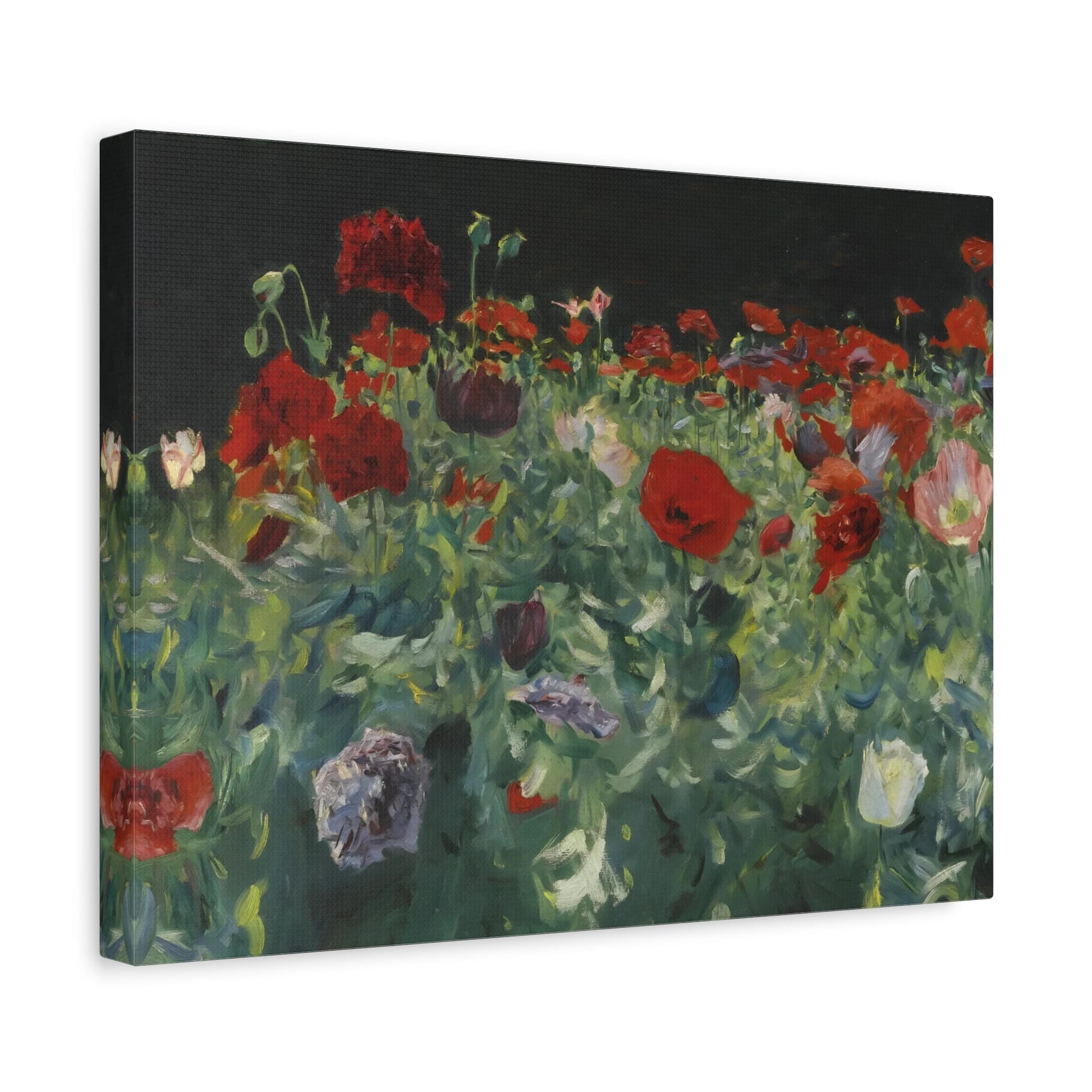 John Singer Sargent Poppies Field - Floral Canvas Wall Art Print