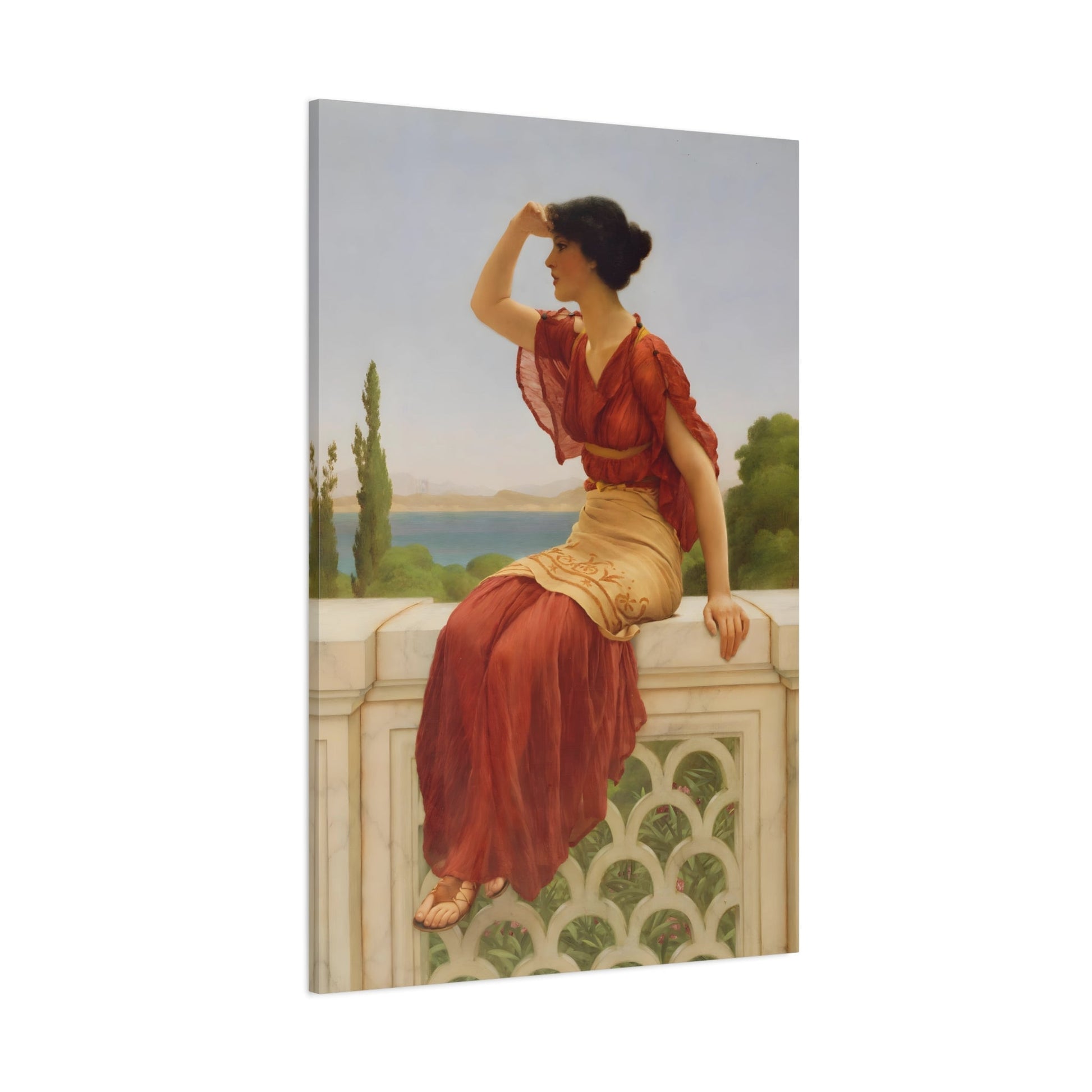 John William Godward Signal - Canvas Wall Art Print