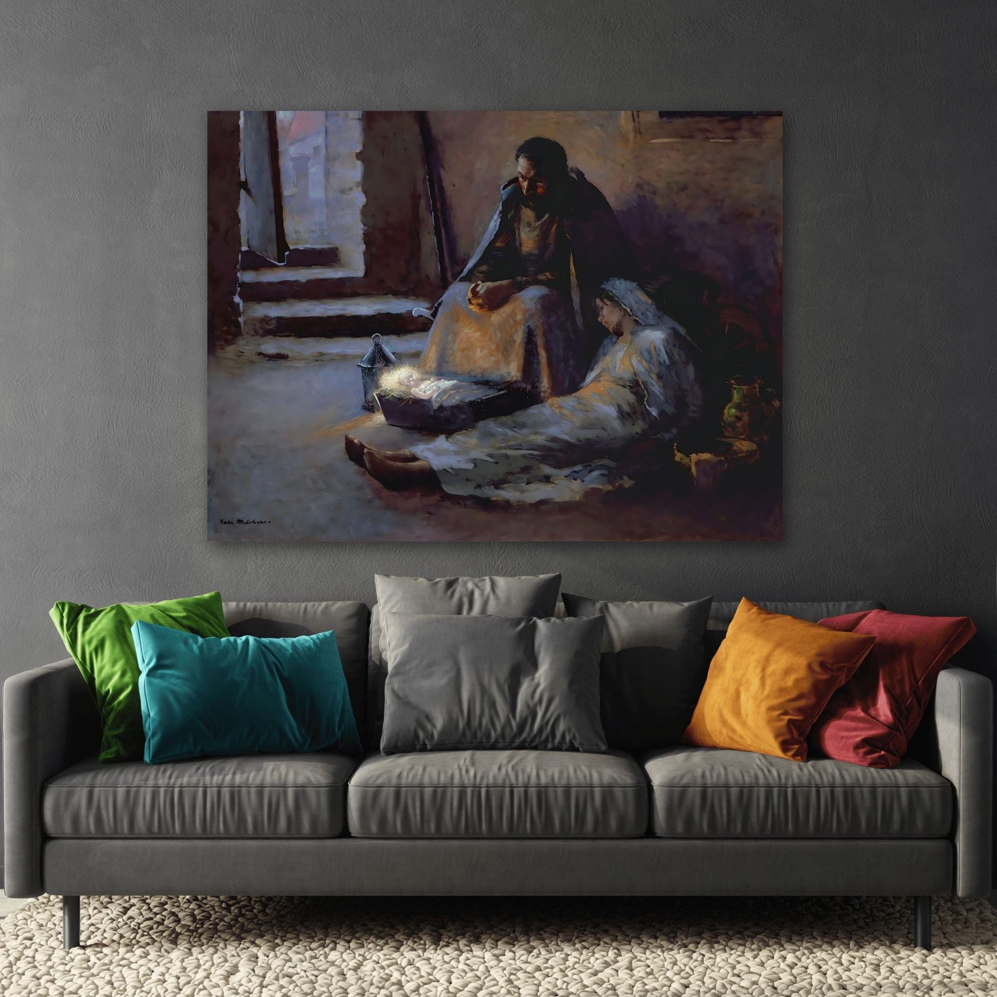Julius Garibaldi Gari Melchers Nativity - Canvas Wall Art Reproduction