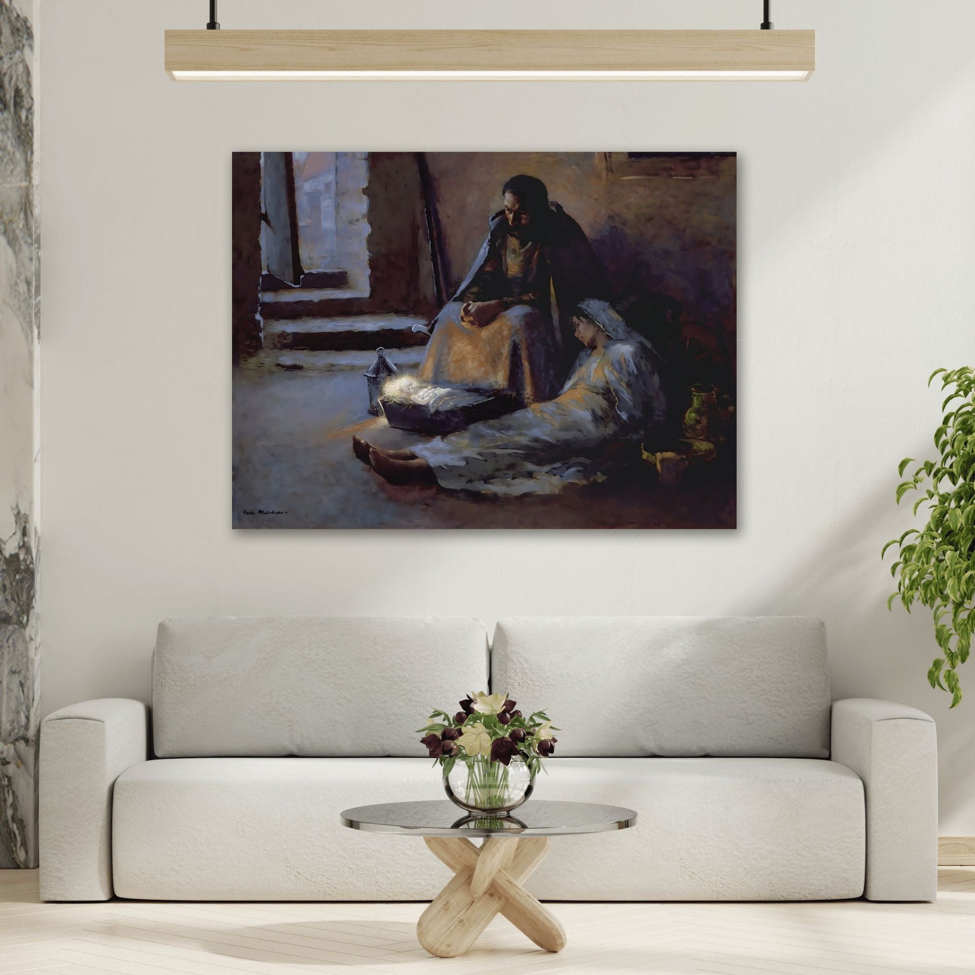 Julius Garibaldi Gari Melchers Nativity - Canvas Wall Art Reproduction