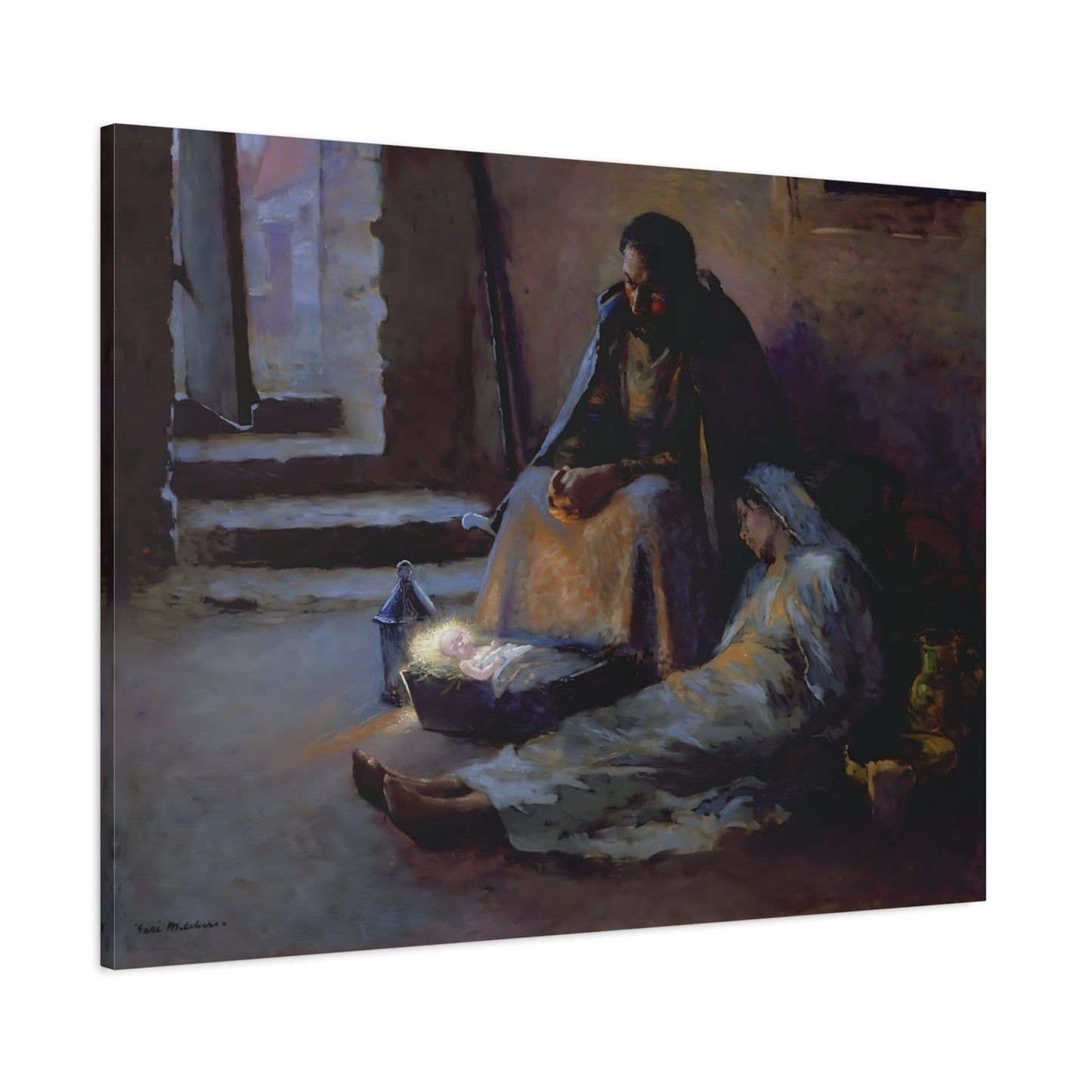 Julius Garibaldi Gari Melchers Nativity - Canvas Wall Art Reproduction