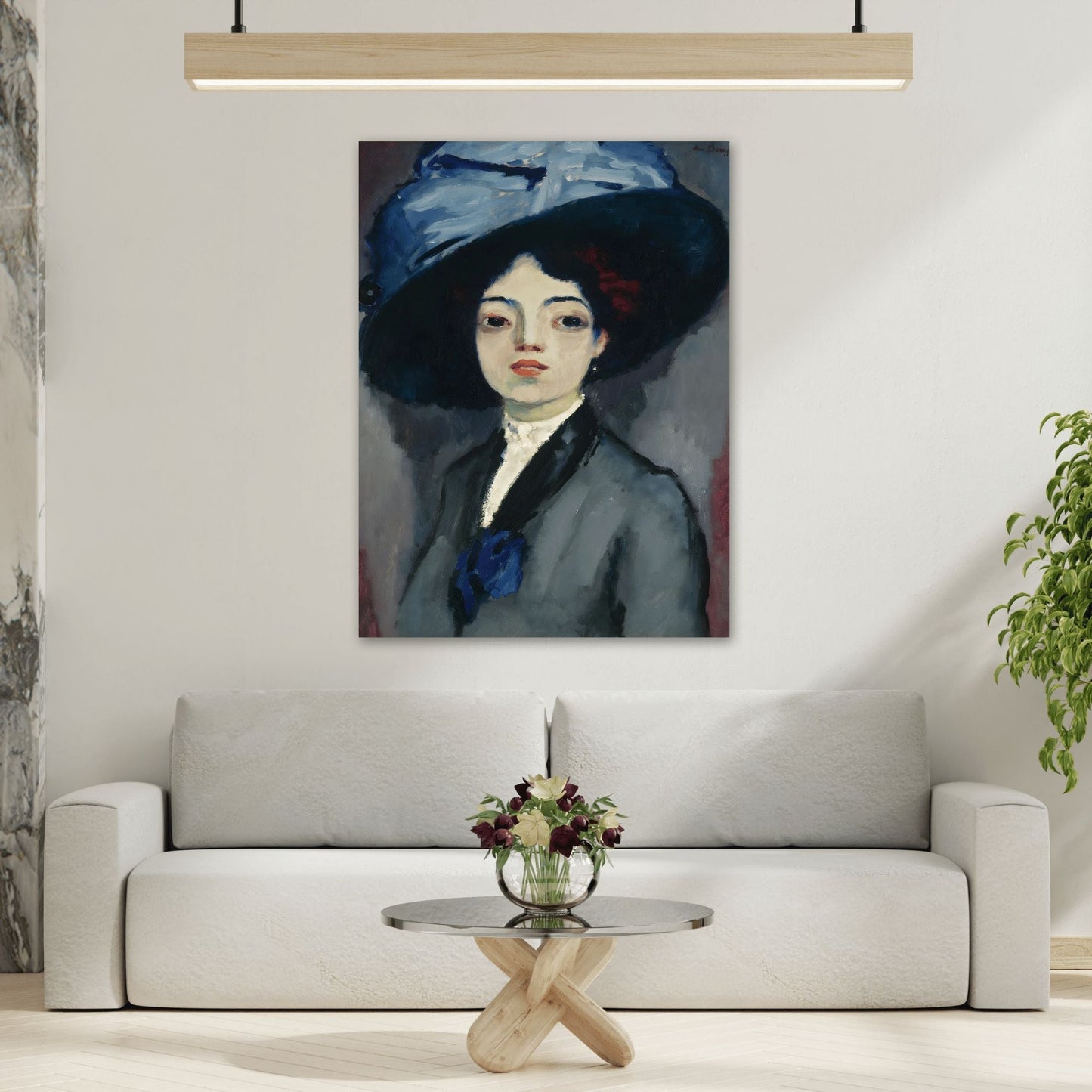 Kees van Dongen Woman in the Big Hat - Canvas Art Reproduction