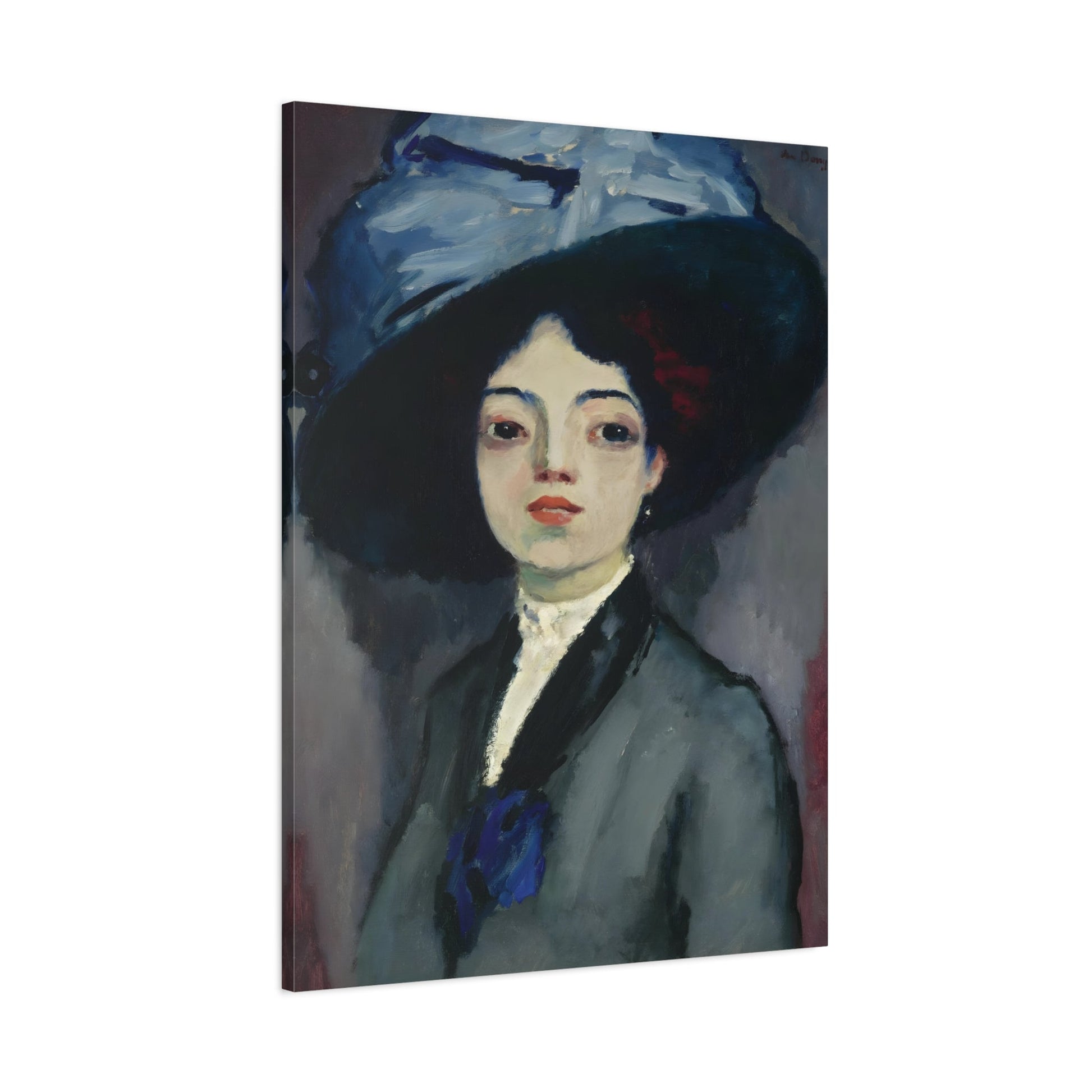 Kees van Dongen Woman in the Big Hat - Canvas Art Reproduction