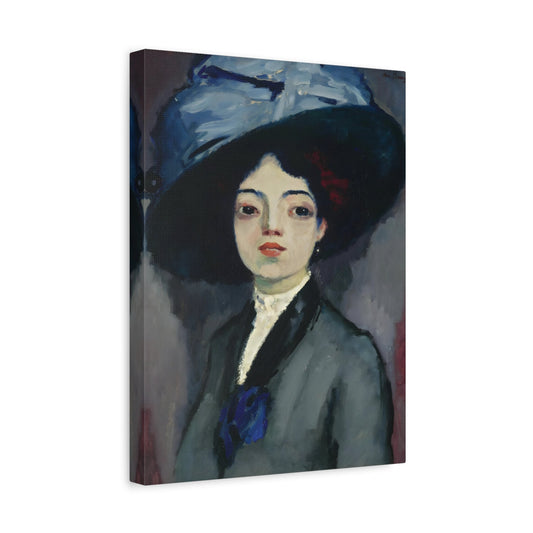 Kees van Dongen Woman in the Big Hat - Canvas Art Reproduction