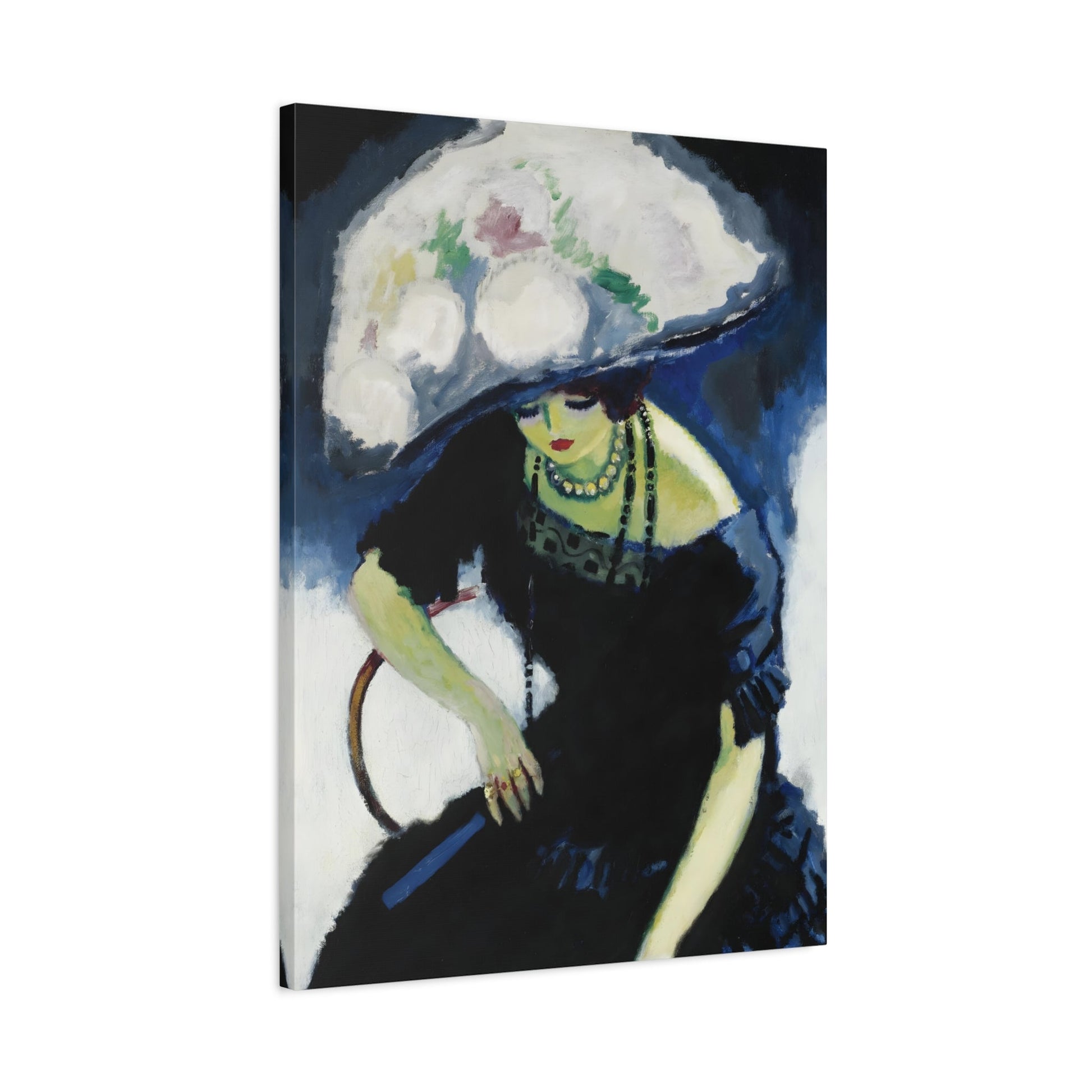 Kees van Dongen Woman with Rose Hat - Canvas Art Reproduction