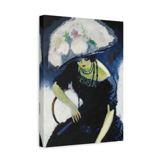 Kees van Dongen Woman with Rose Hat - Canvas Art Reproduction