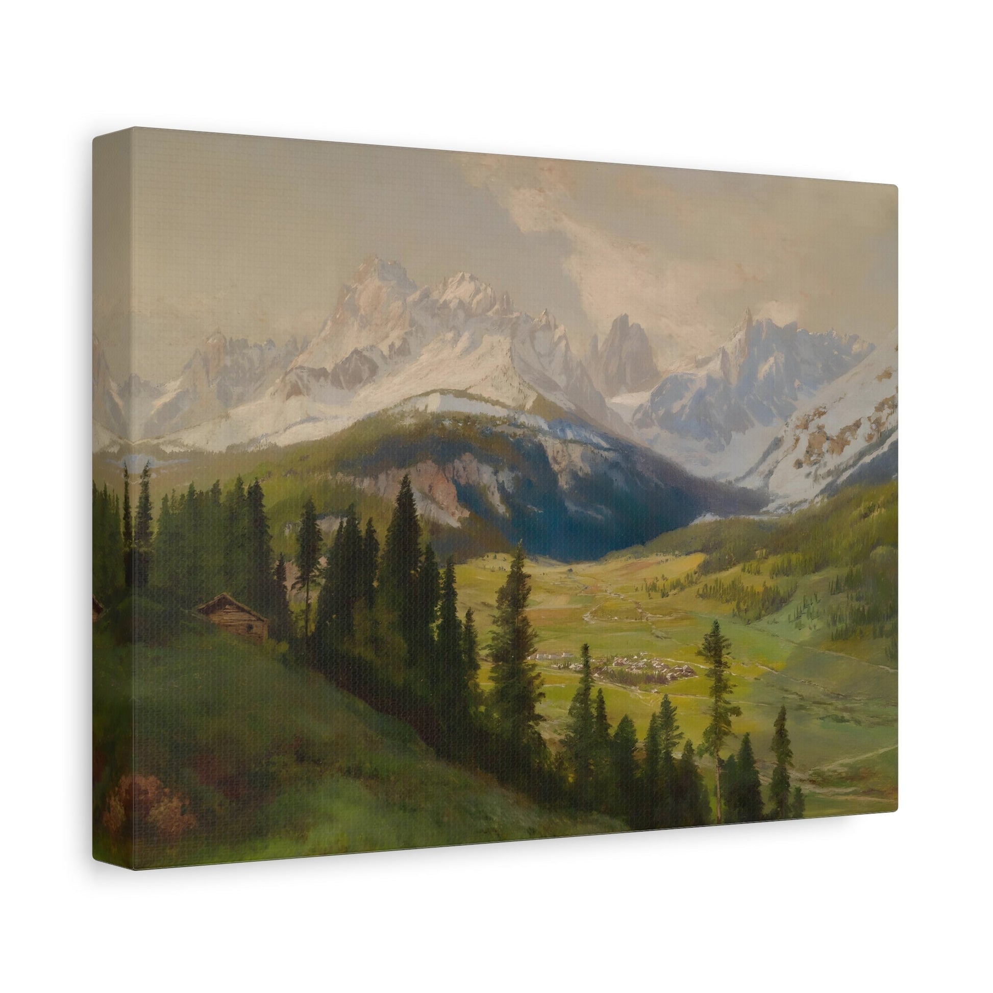 Konrad Petrides Doroth Val Fiscalina Mountain Landscape - Canvas Art Reproduction