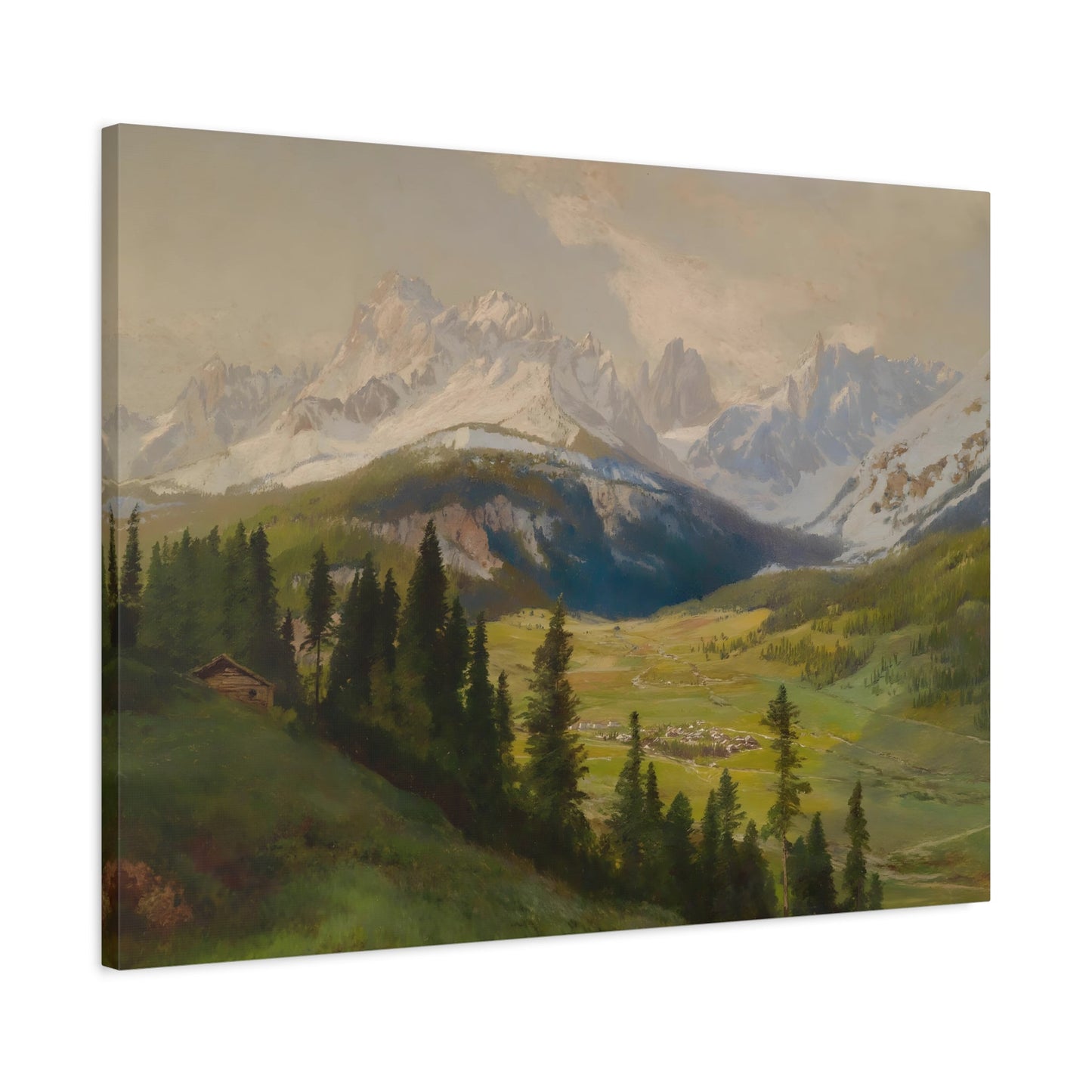 Konrad Petrides Doroth Val Fiscalina Mountain Landscape - Canvas Art Reproduction