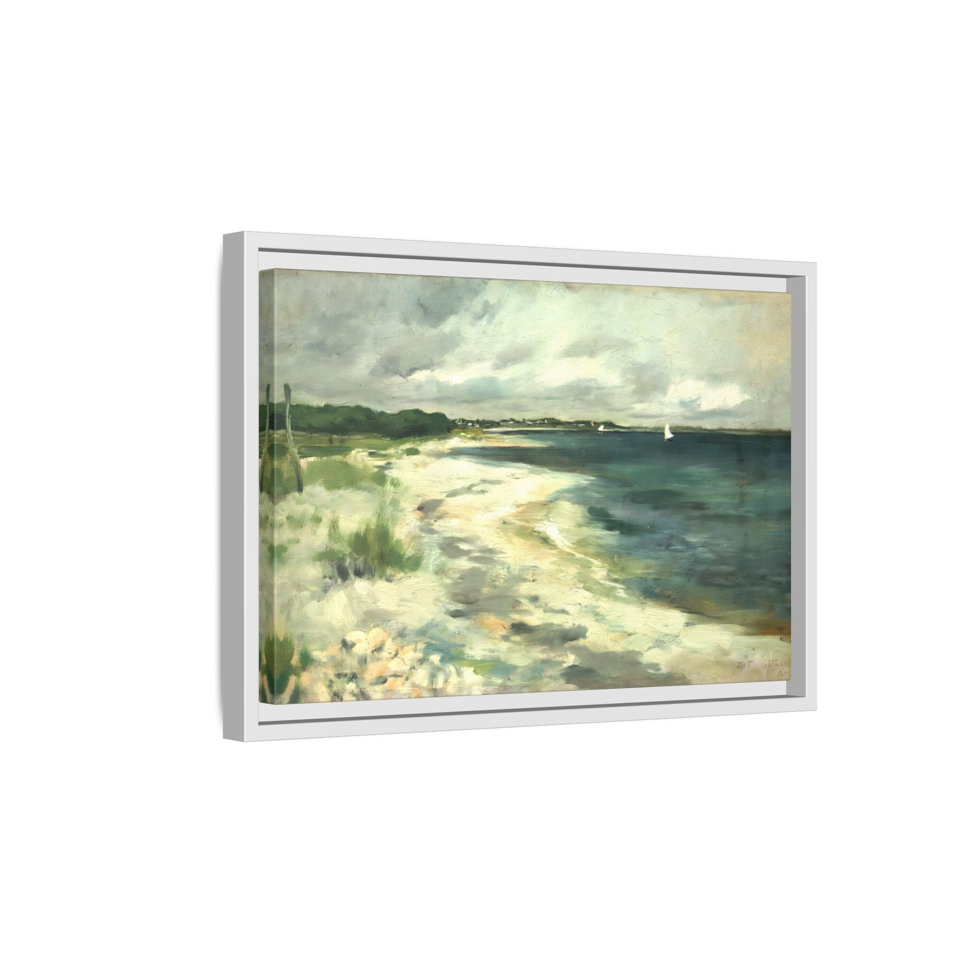 Large Beach Sea Abstract Canvas Wall Art Framed Prints