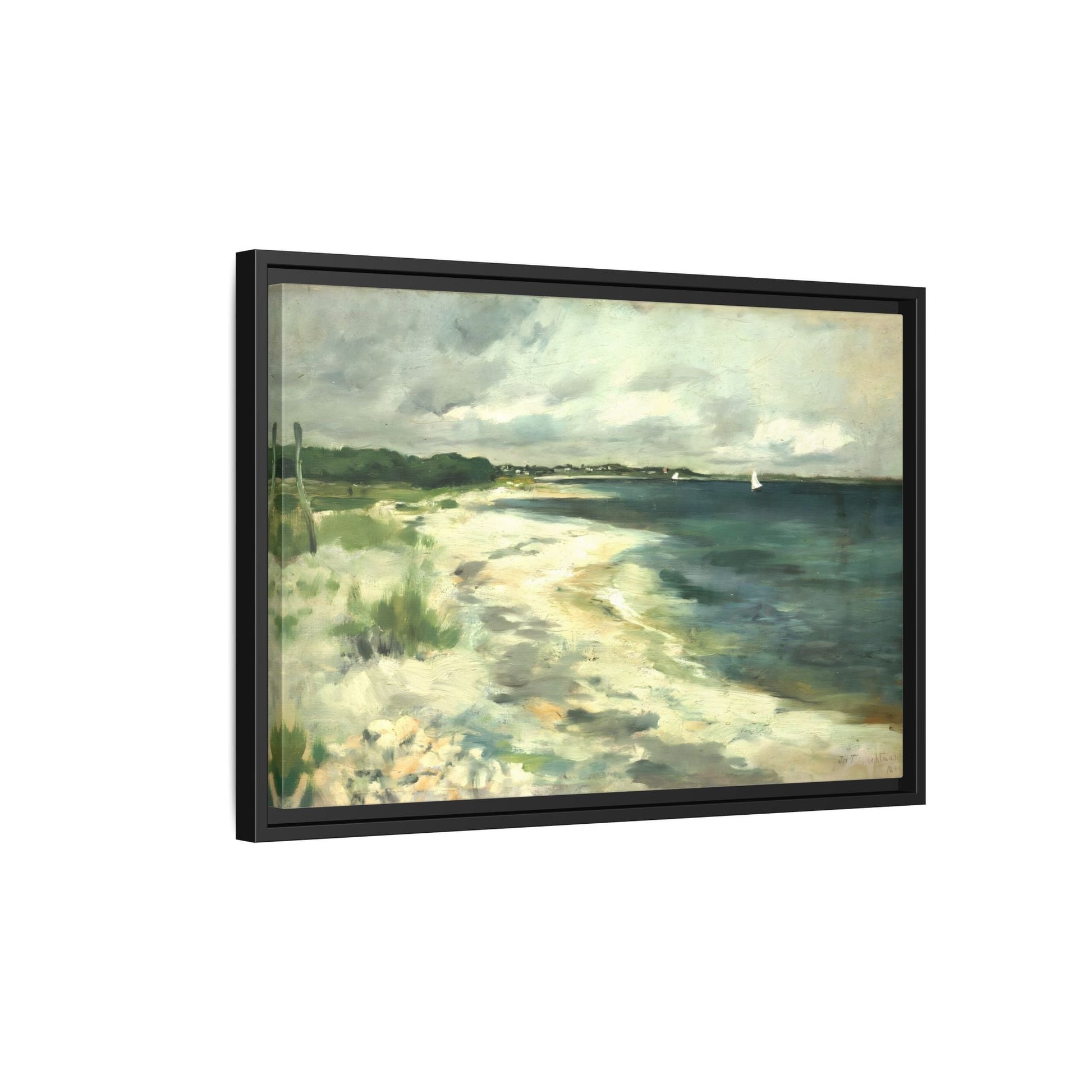Large Beach Sea Abstract Canvas Wall Art Framed Prints