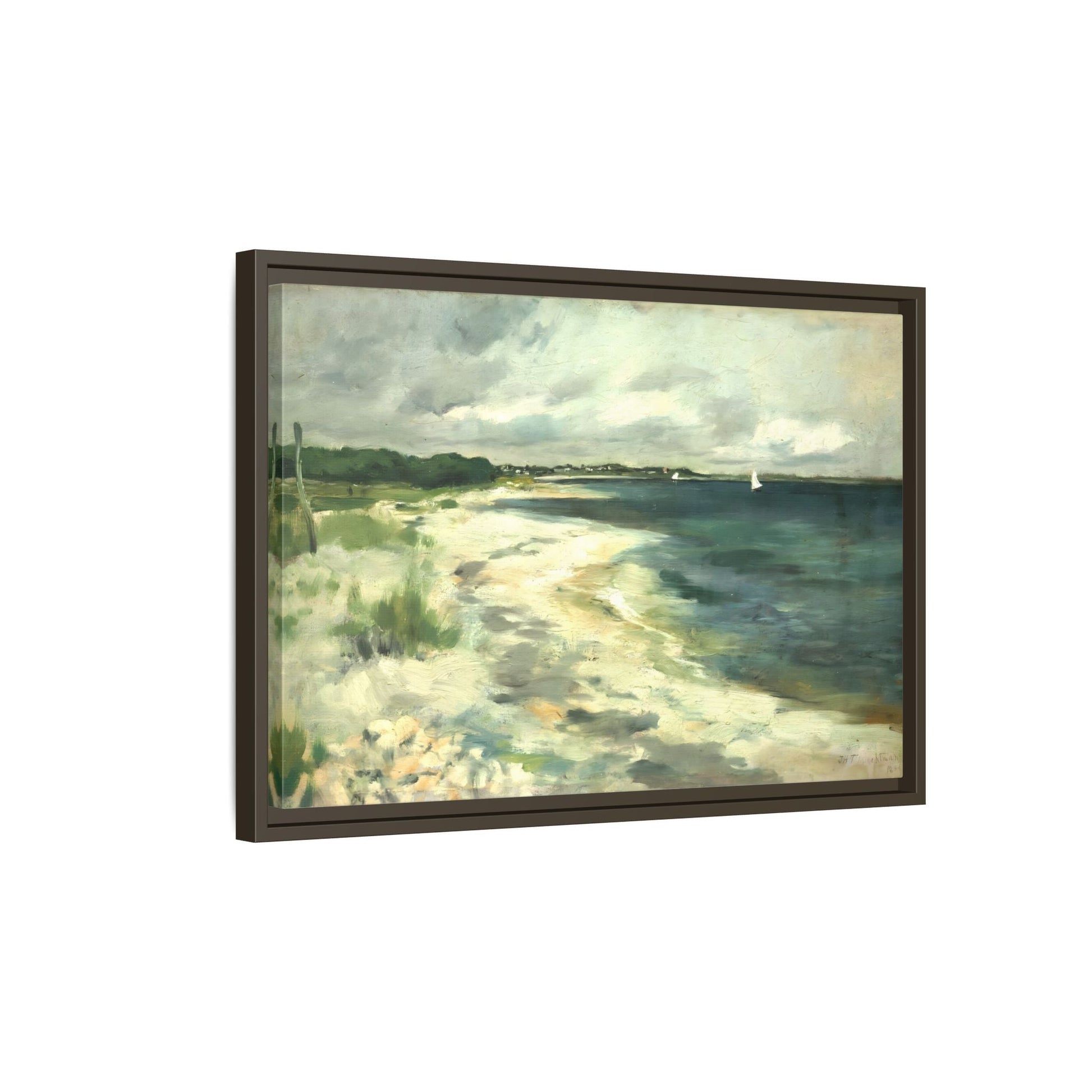 Large Beach Sea Abstract Canvas Wall Art Framed Prints