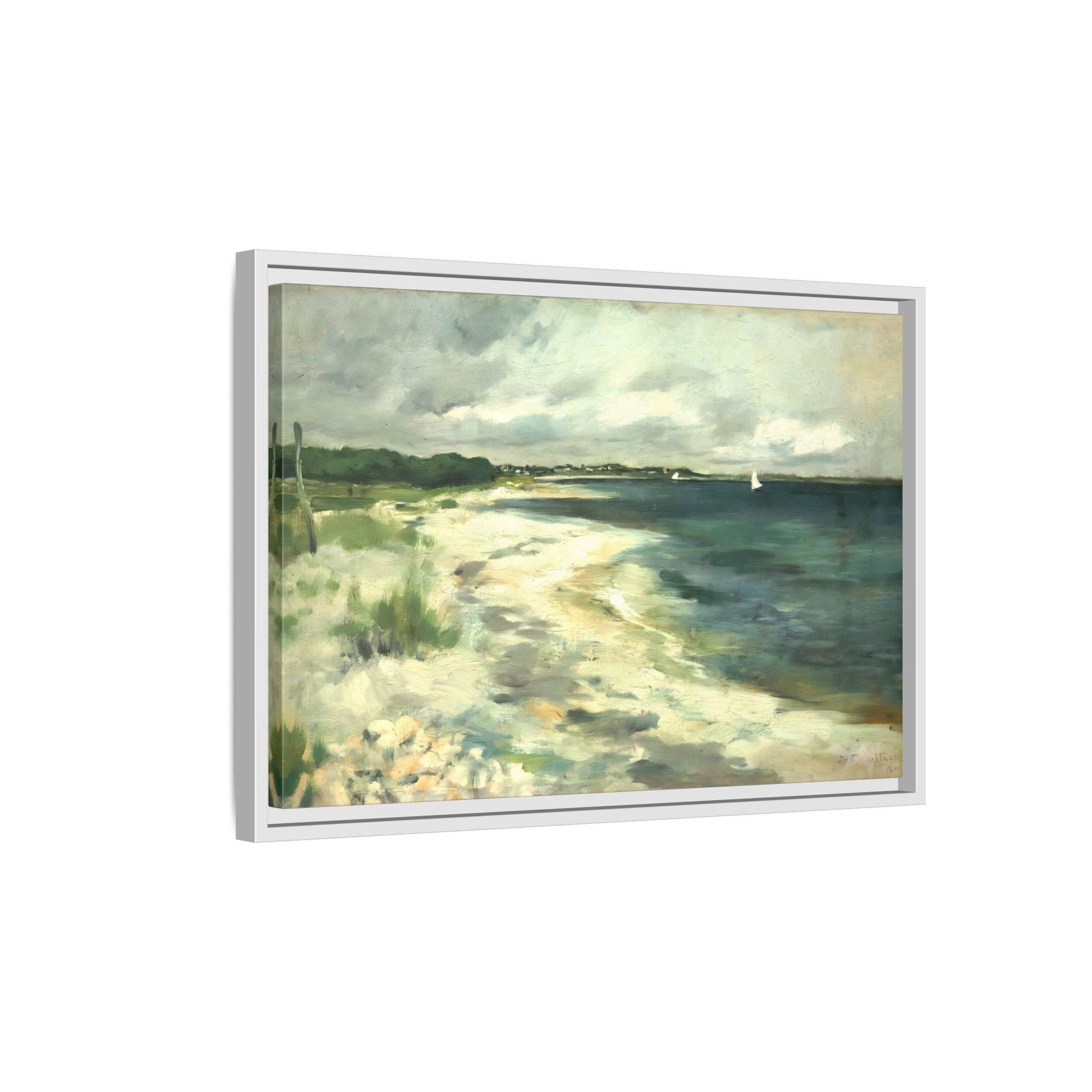 Large Beach Sea Abstract Canvas Wall Art Framed Prints