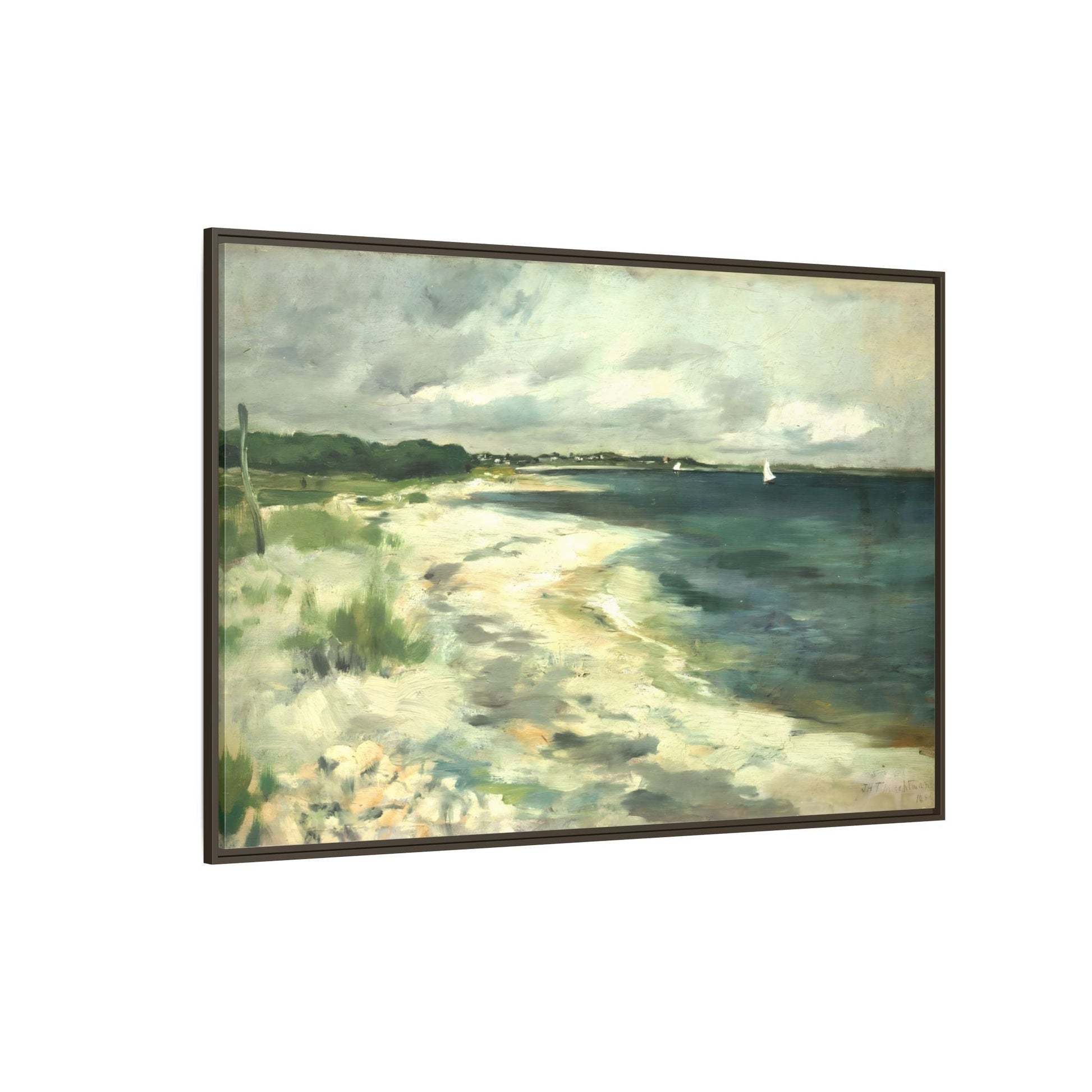 Large Beach Sea Abstract Canvas Wall Art Framed Prints