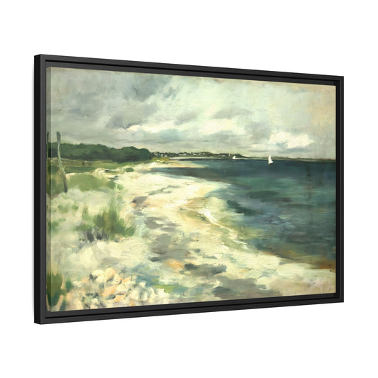 Large Beach Sea Abstract Canvas Wall Art Framed Prints