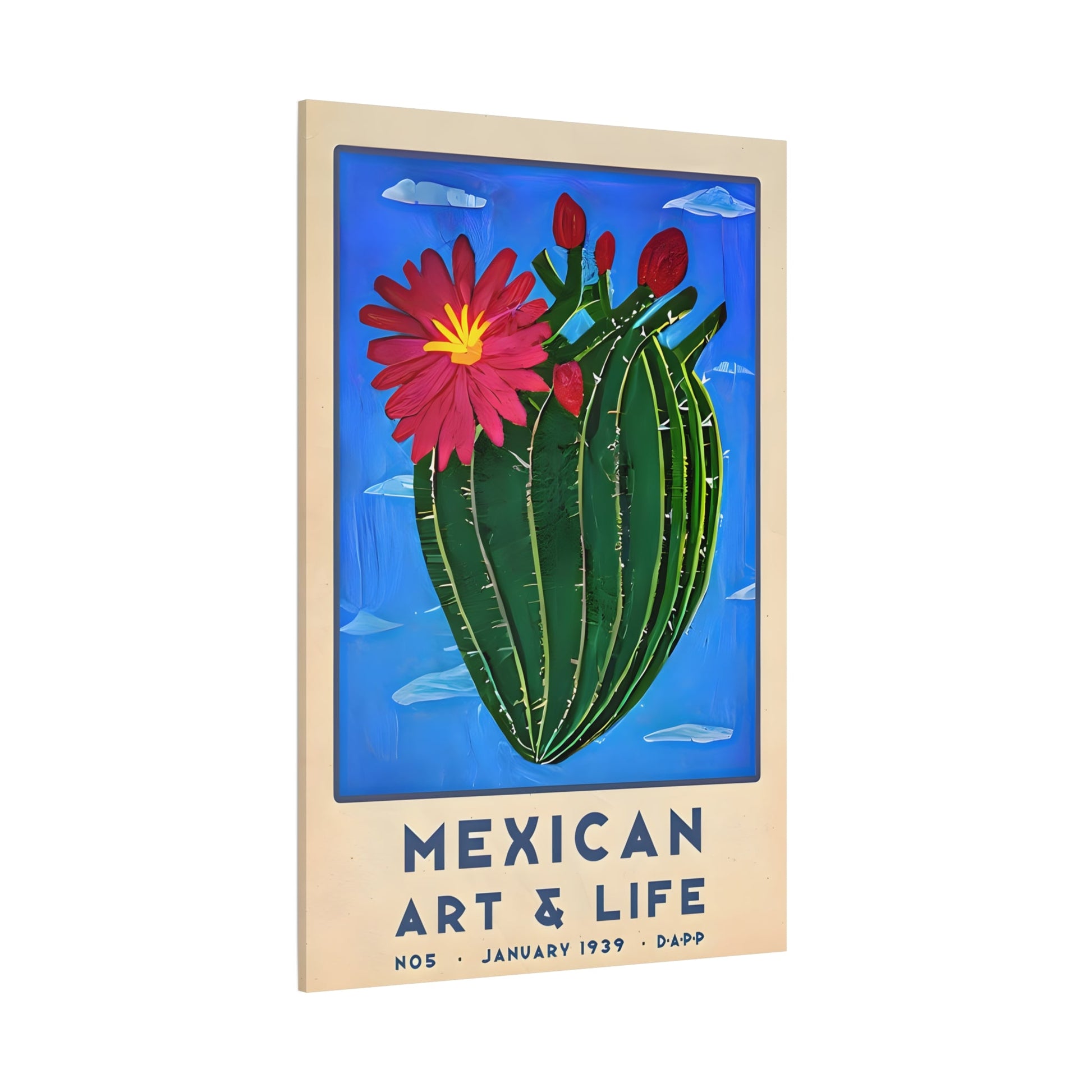 Latin American Mexican Wall Art Floral Canvas Prints Decor