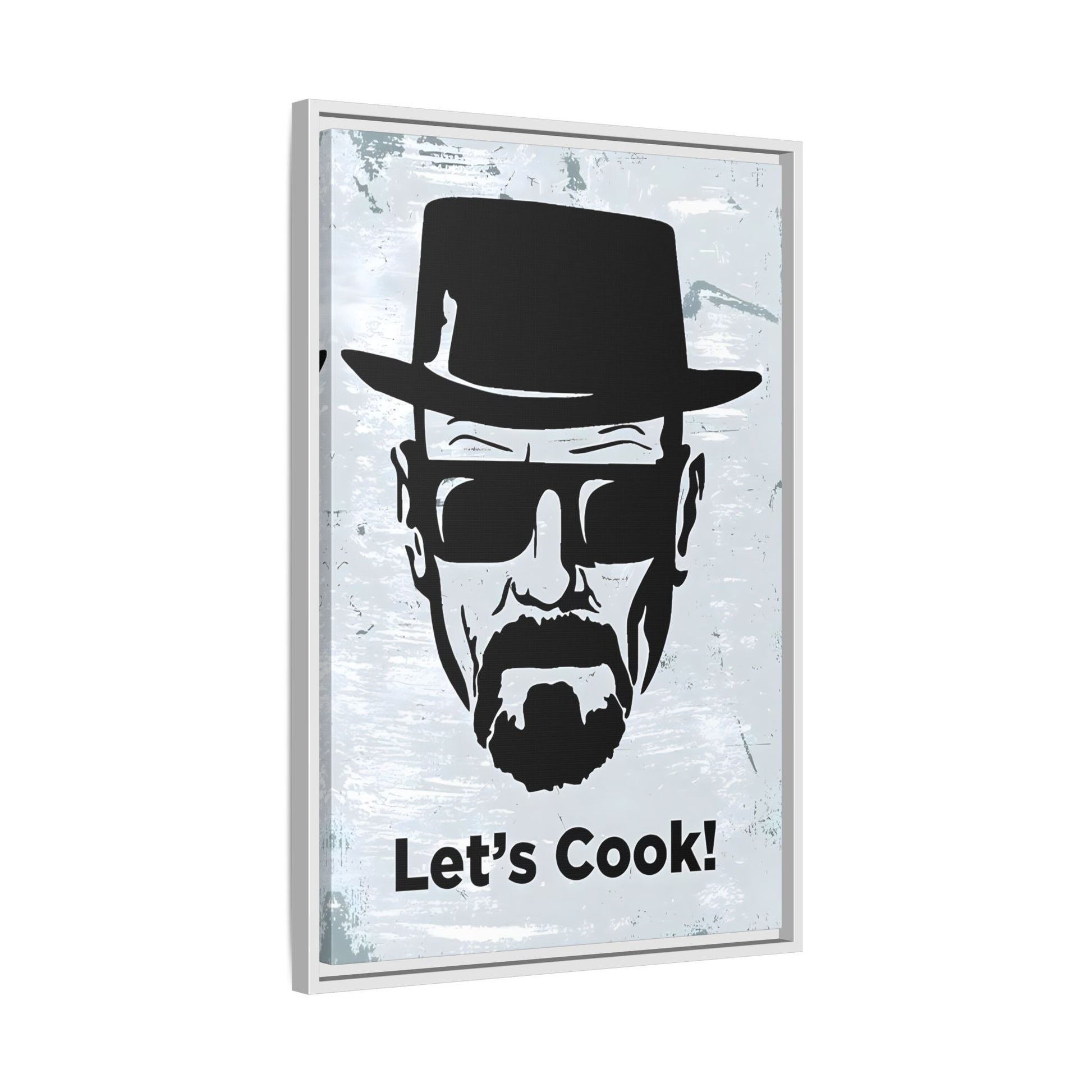 Lets Cook Breaking Bad Framed Canvas Kitchen Bar Cafe Club Wall Art