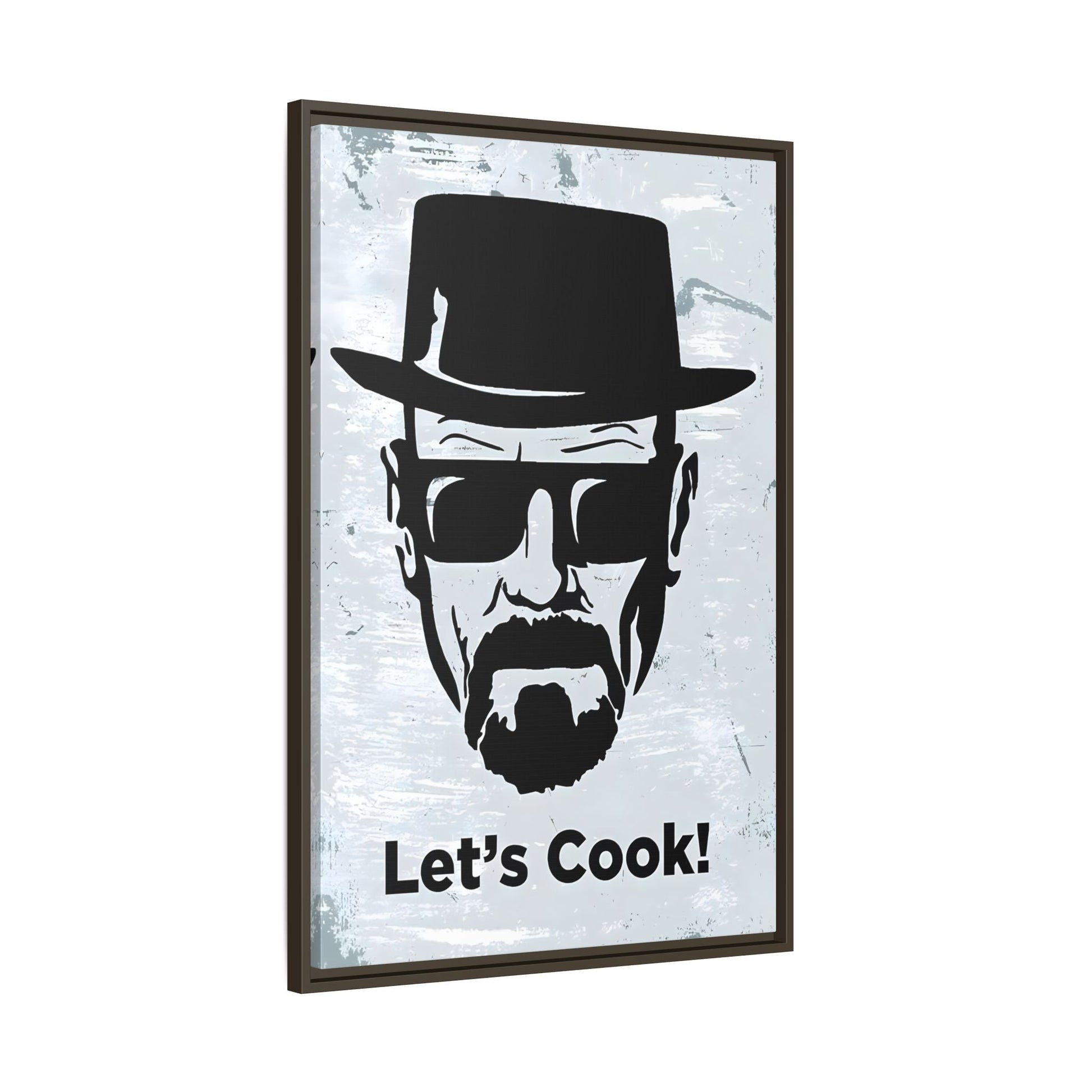 Lets Cook Breaking Bad Framed Canvas Kitchen Bar Cafe Club Wall Art