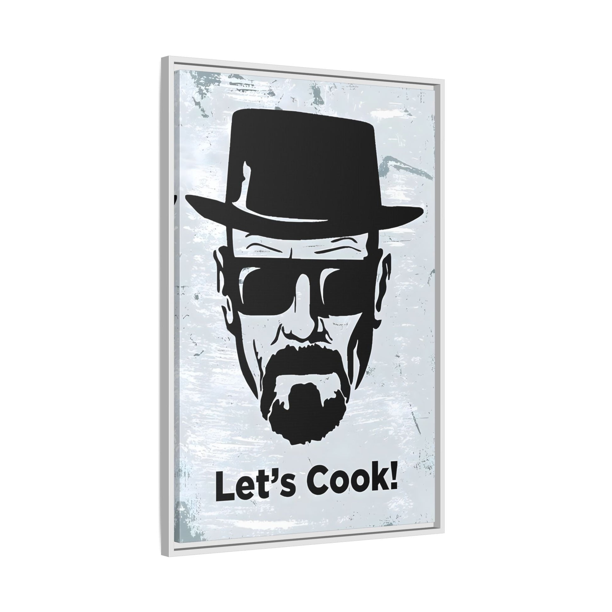 Lets Cook Breaking Bad Framed Canvas Kitchen Bar Cafe Club Wall Art