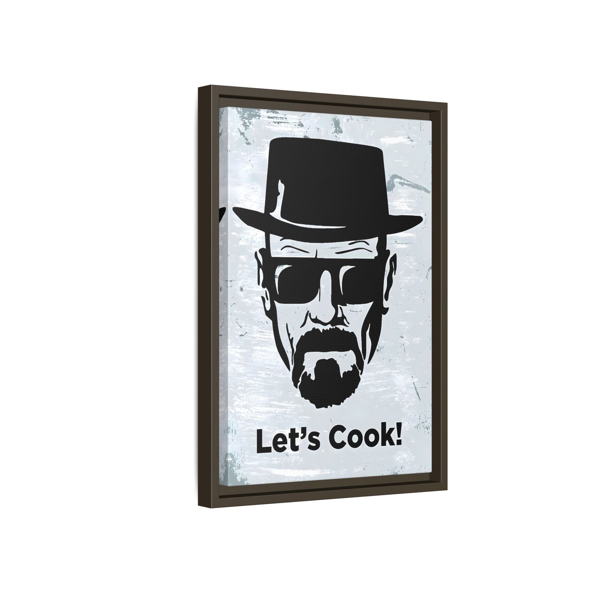Lets Cook Breaking Bad Framed Canvas Kitchen Bar Cafe Club Wall Art