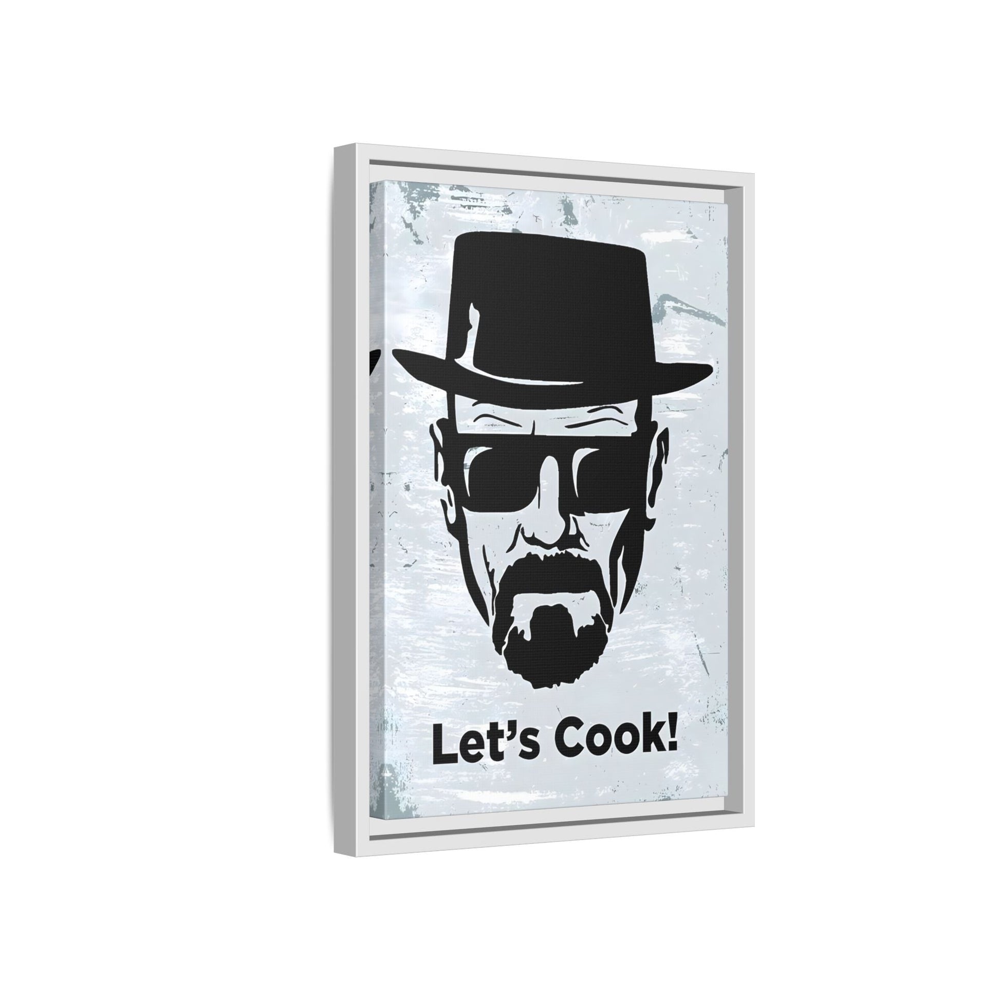 Lets Cook Breaking Bad Framed Canvas Kitchen Bar Cafe Club Wall Art