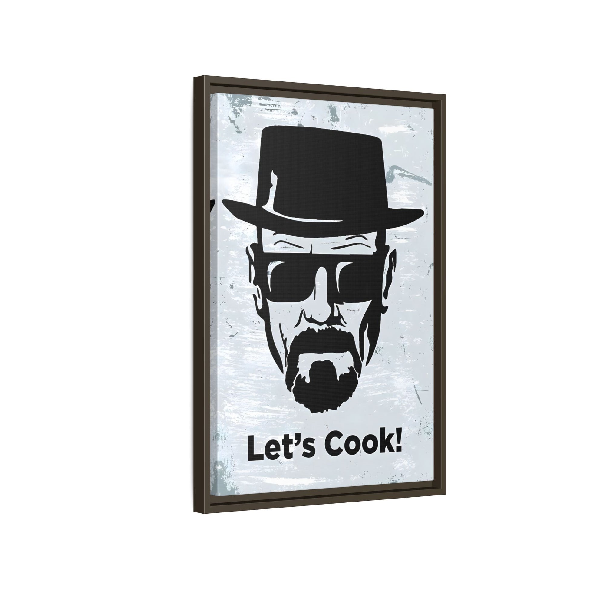Lets Cook Breaking Bad Framed Canvas Kitchen Bar Cafe Club Wall Art