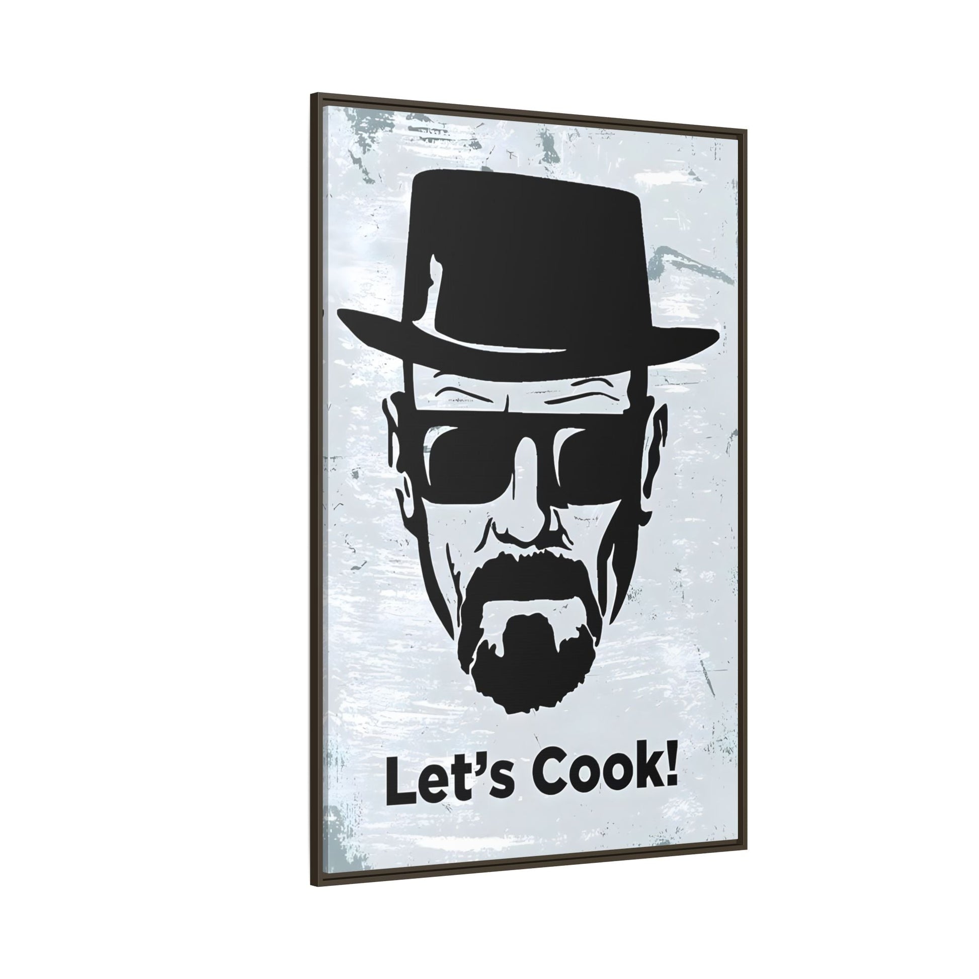 Lets Cook Breaking Bad Framed Canvas Kitchen Bar Cafe Club Wall Art