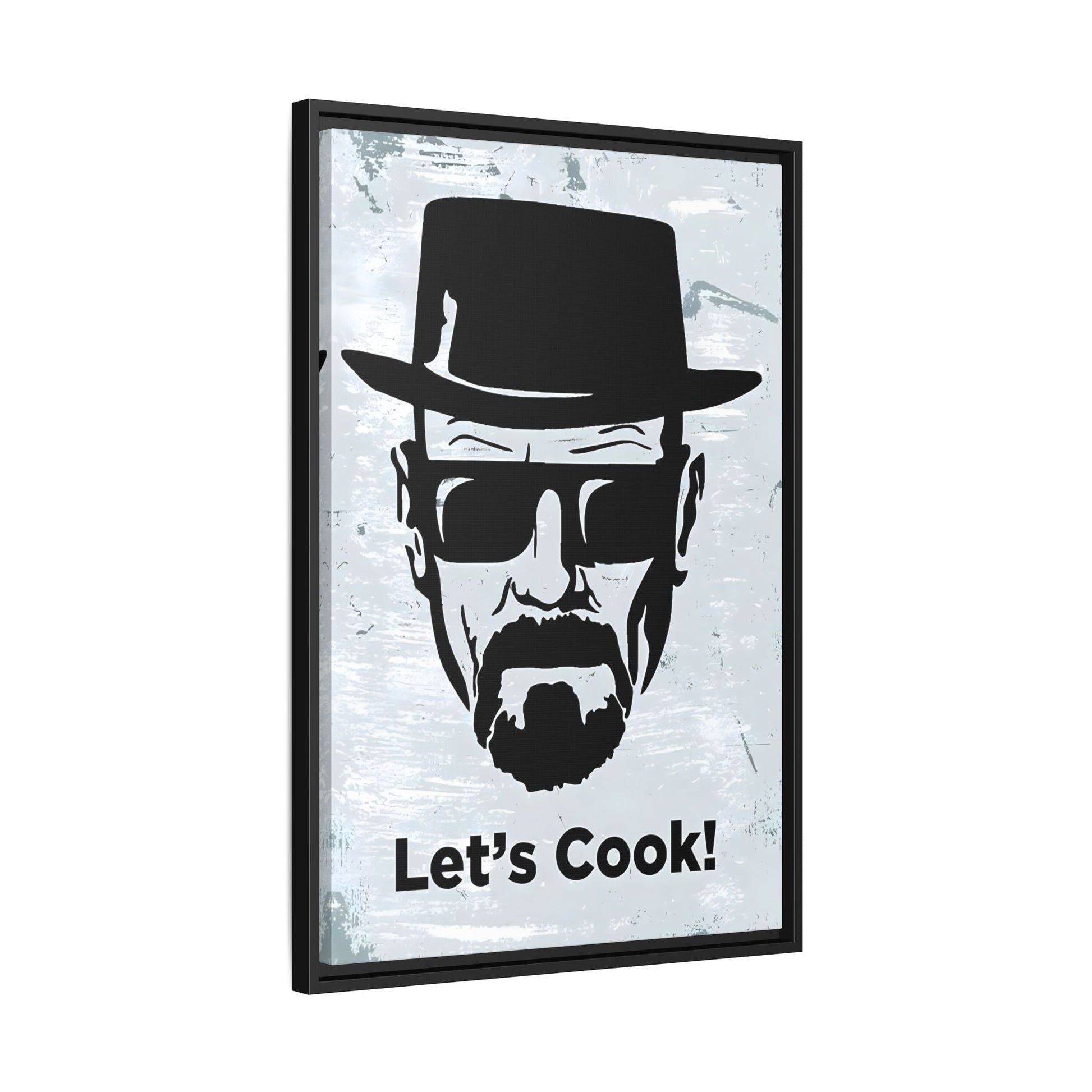Lets Cook Breaking Bad Framed Canvas Kitchen Bar Cafe Club Wall Art