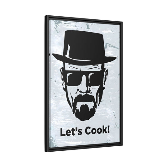 Lets Cook Breaking Bad Framed Canvas Kitchen Bar Cafe Club Wall Art