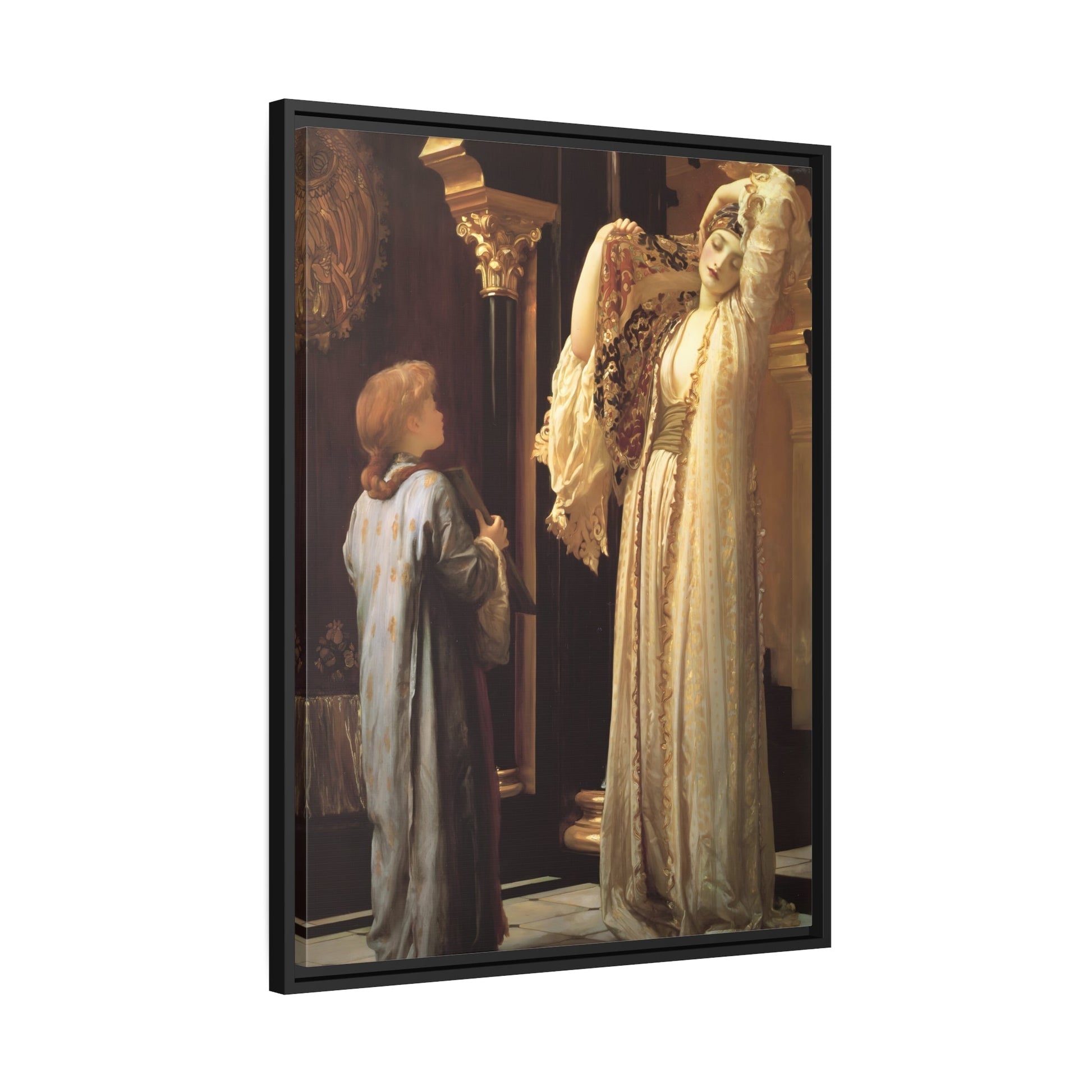 Light of the Harem Canvas Wall Art Print - British Leighton Artwork