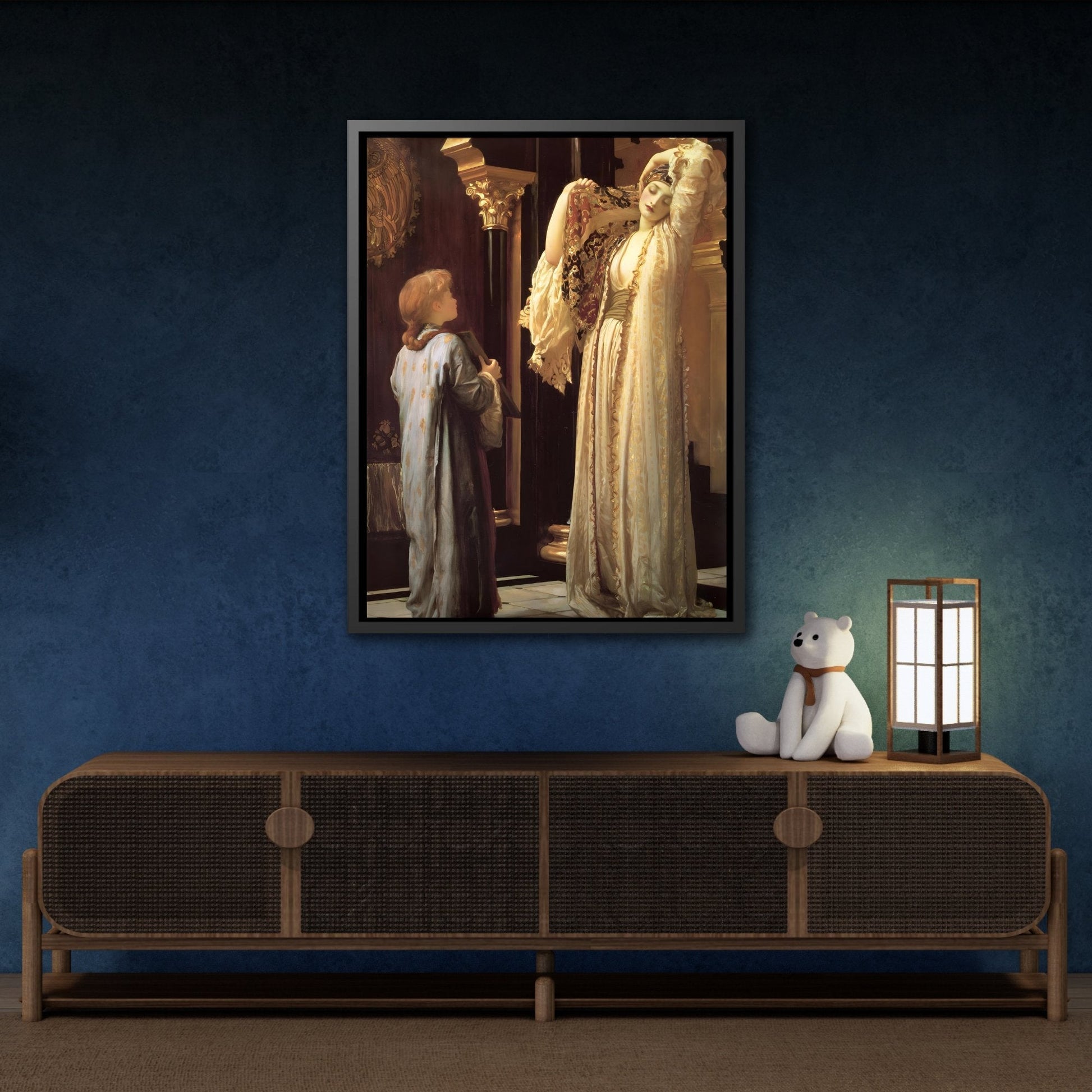 Light of the Harem Canvas Wall Art Print - British Leighton Artwork