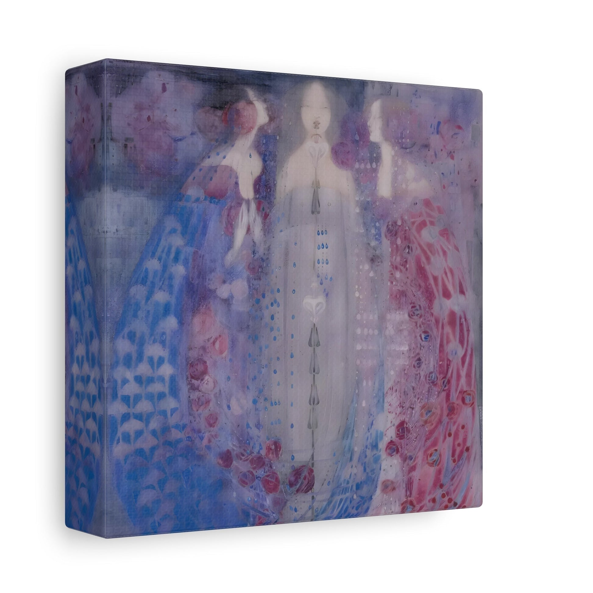 Margaret Macdonald Three Perfumes - Square Canvas Wall Art Print