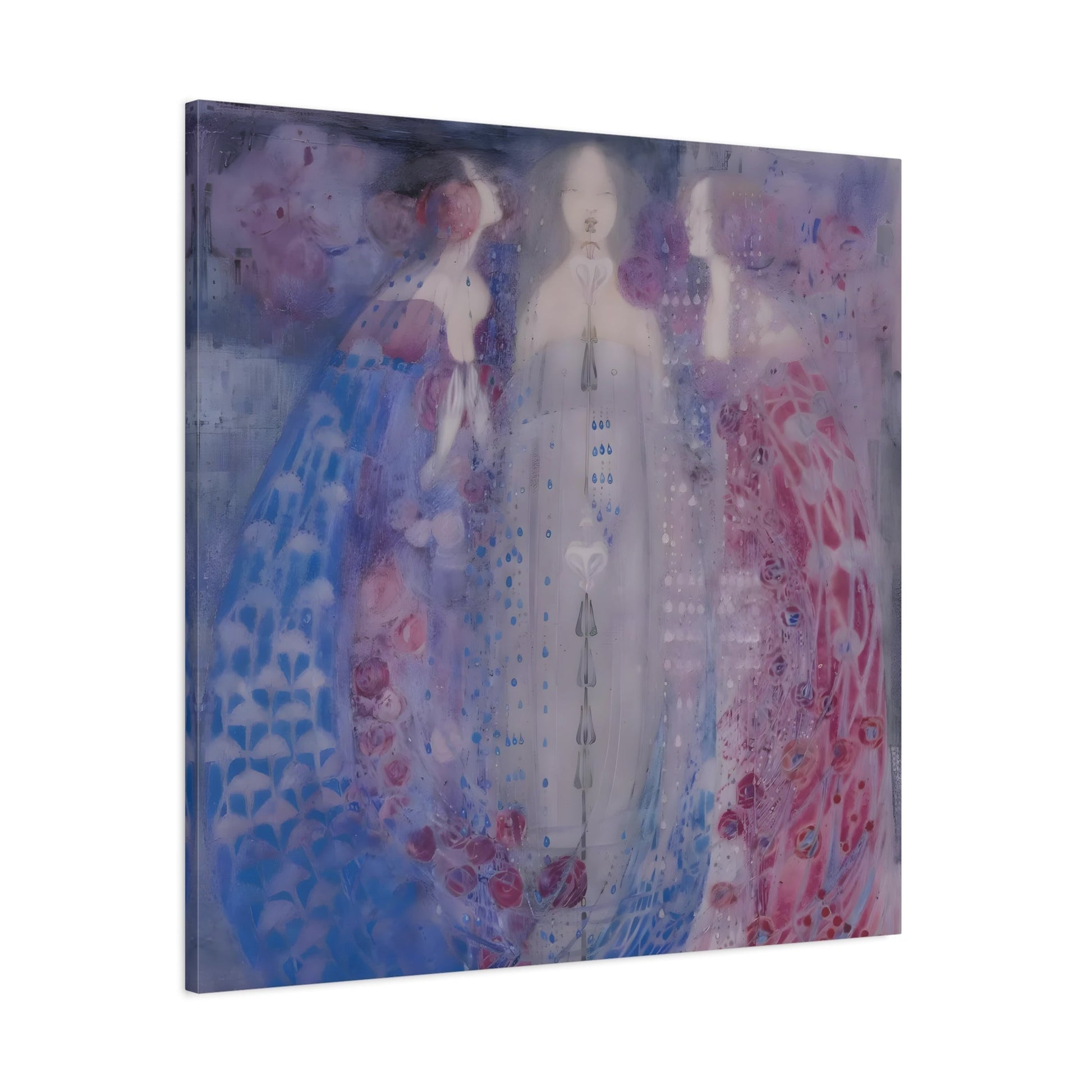 Margaret Macdonald Three Perfumes - Square Canvas Wall Art Print