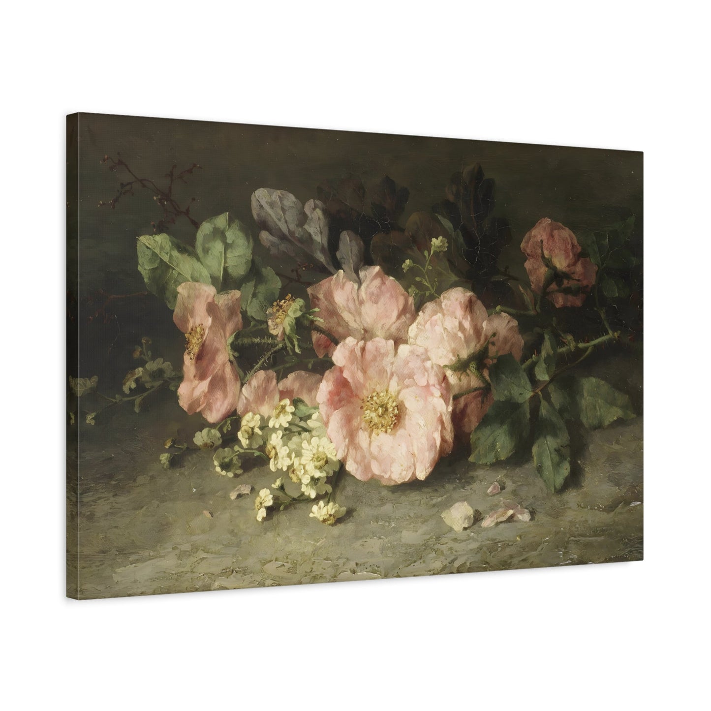 Margaretha Roosenboom Vibrant Pink Roses - Canvas Art Reproduction