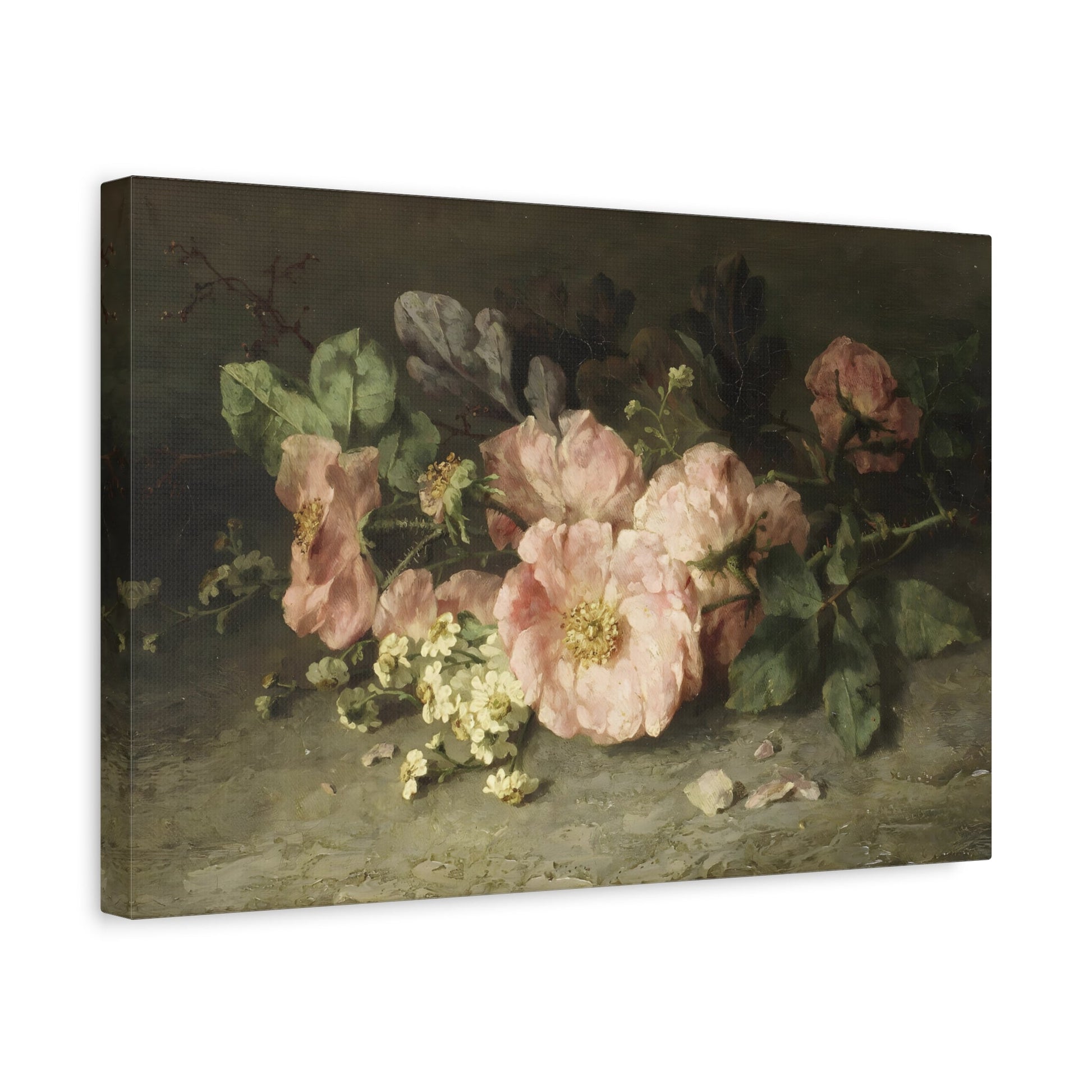 Margaretha Roosenboom Vibrant Pink Roses - Canvas Art Reproduction