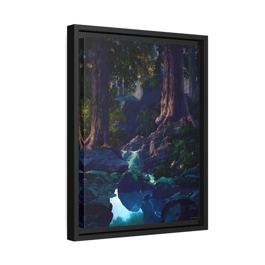 Maxfield Parrish The Glen - Framed Canvas Art Preproduction