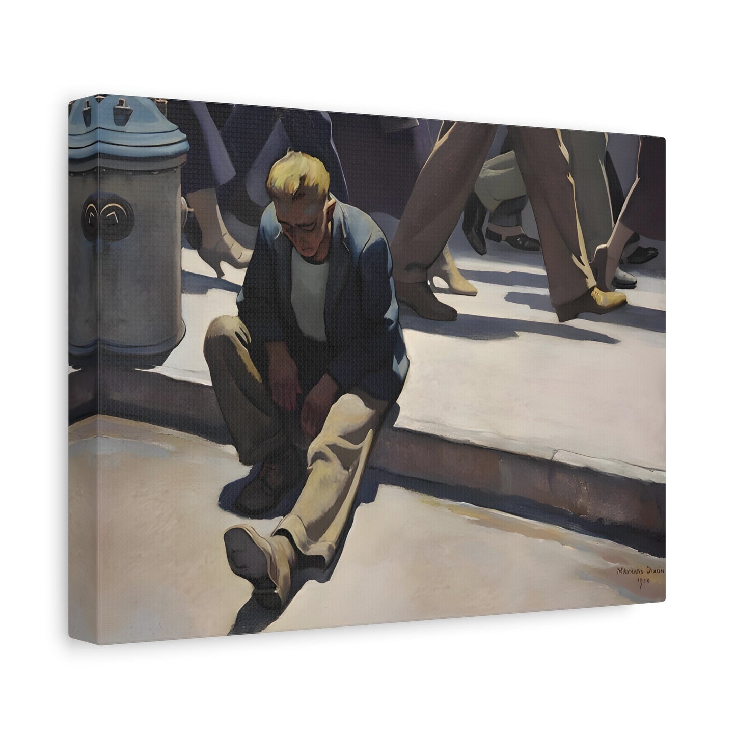 Maynard Dixon Forgotten Man - Canvas Wall Art Print Reproduction