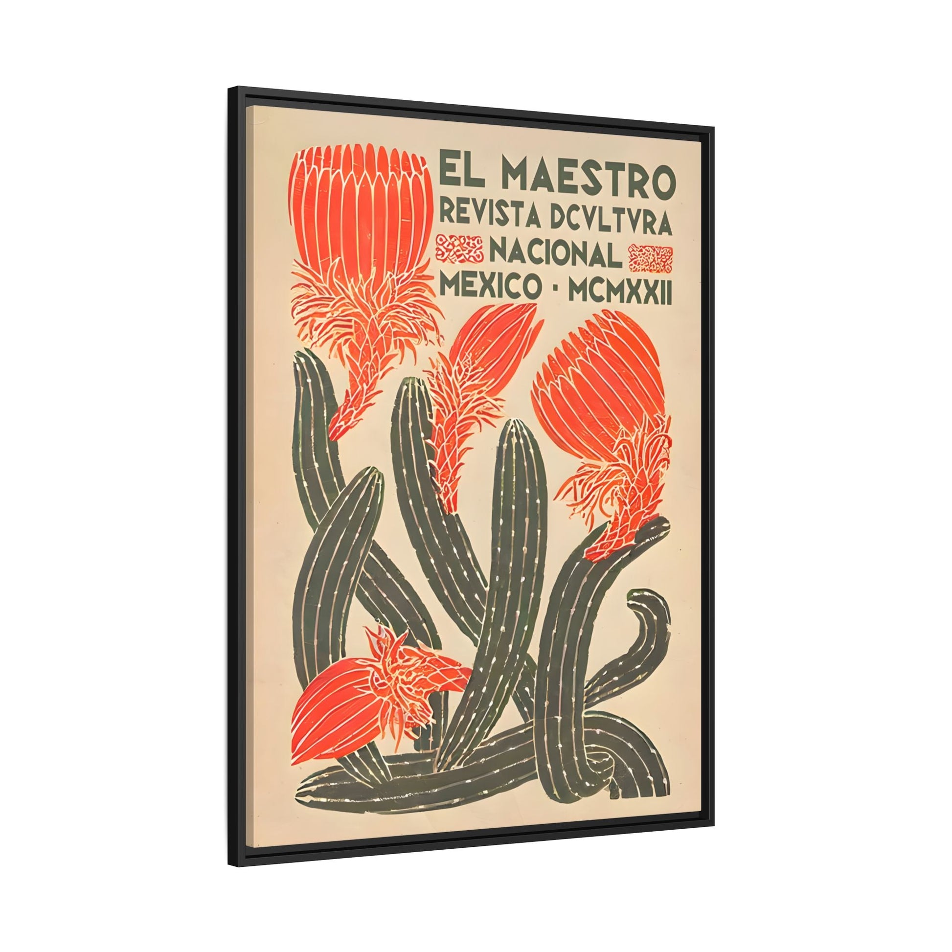 Mexican Floral Wall Art Canvas Decor, Floral Latin American Prints