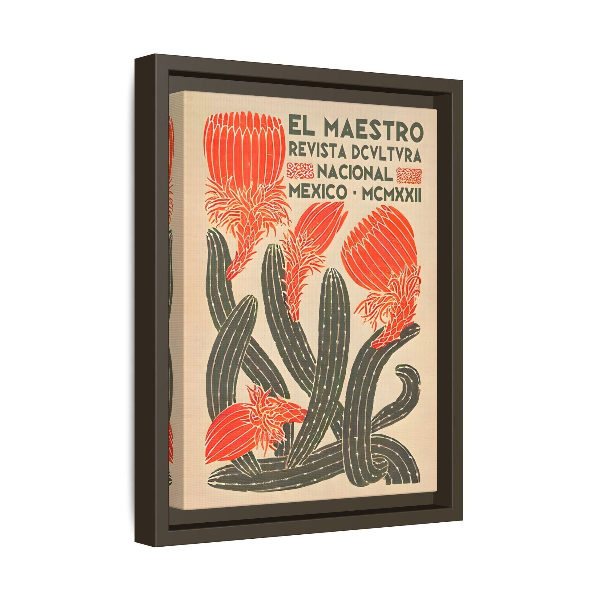 Mexican Floral Wall Art Canvas Decor, Floral Latin American Prints