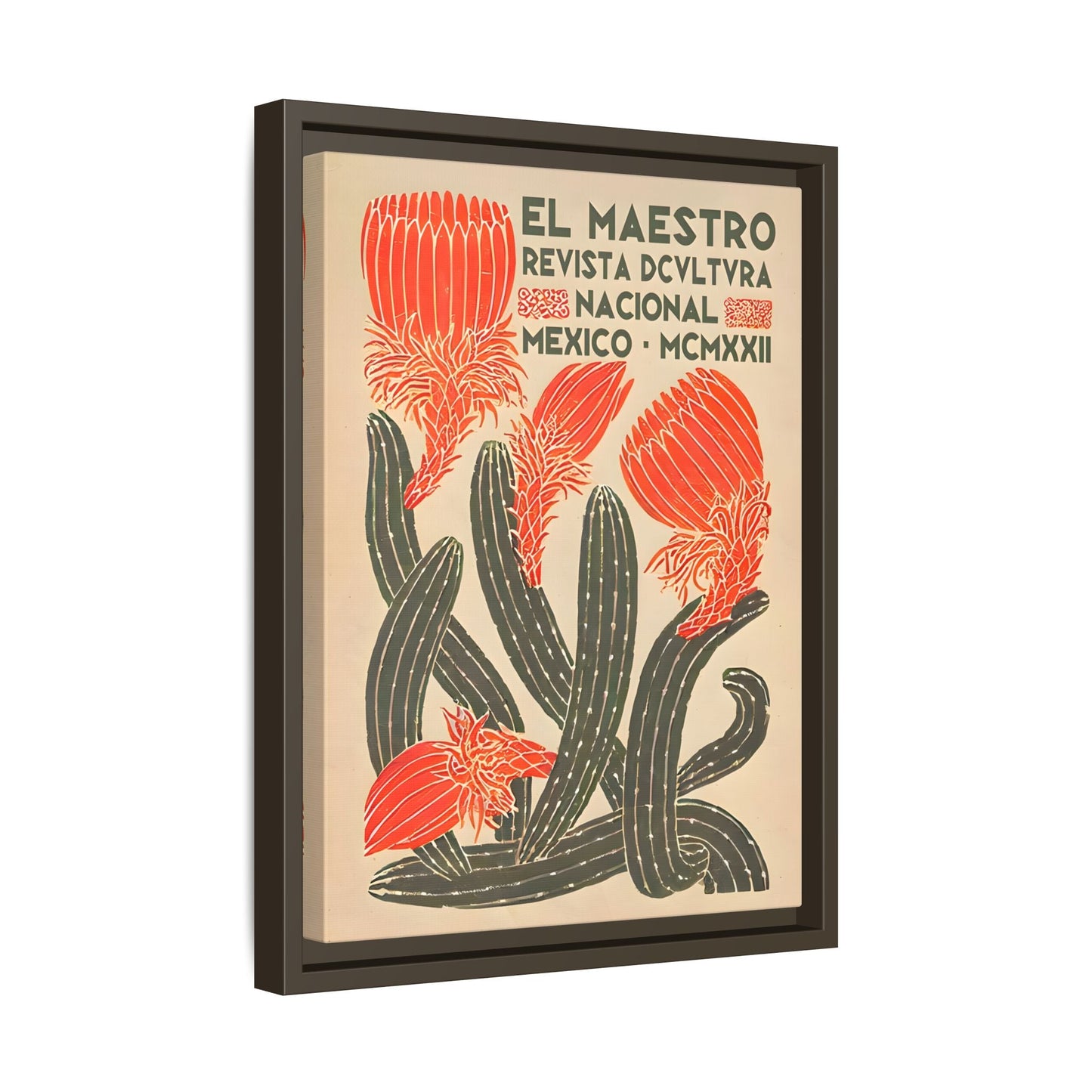 Mexican Floral Wall Art Canvas Decor, Floral Latin American Prints