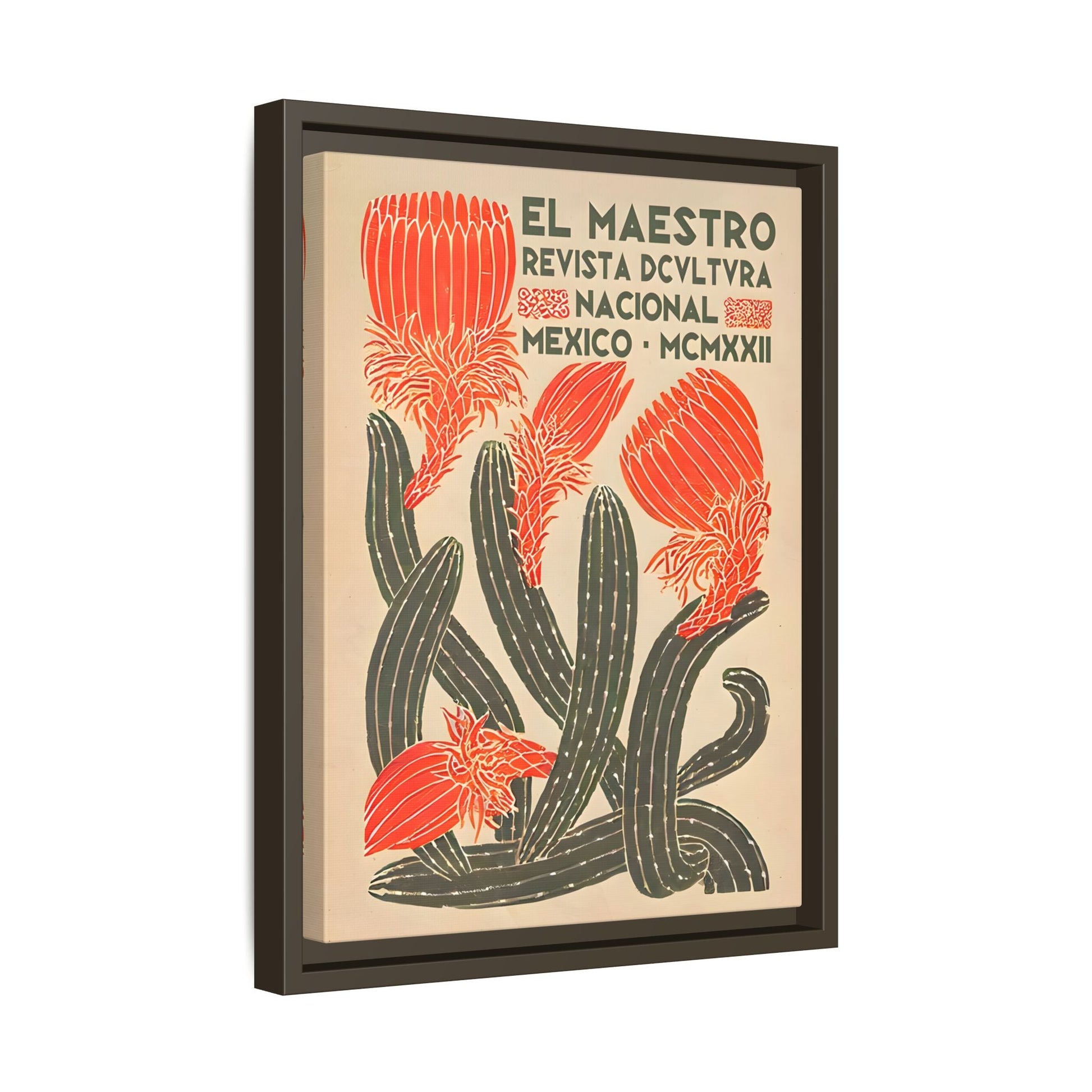 Mexican Floral Wall Art Canvas Decor, Floral Latin American Prints
